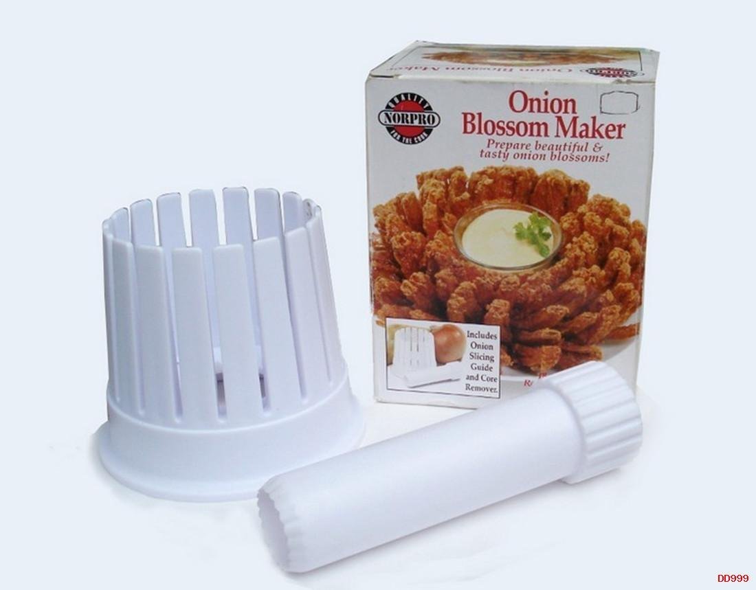 Norpro Blooming Onion Blossom Maker White Fry Slicer With Core Remover