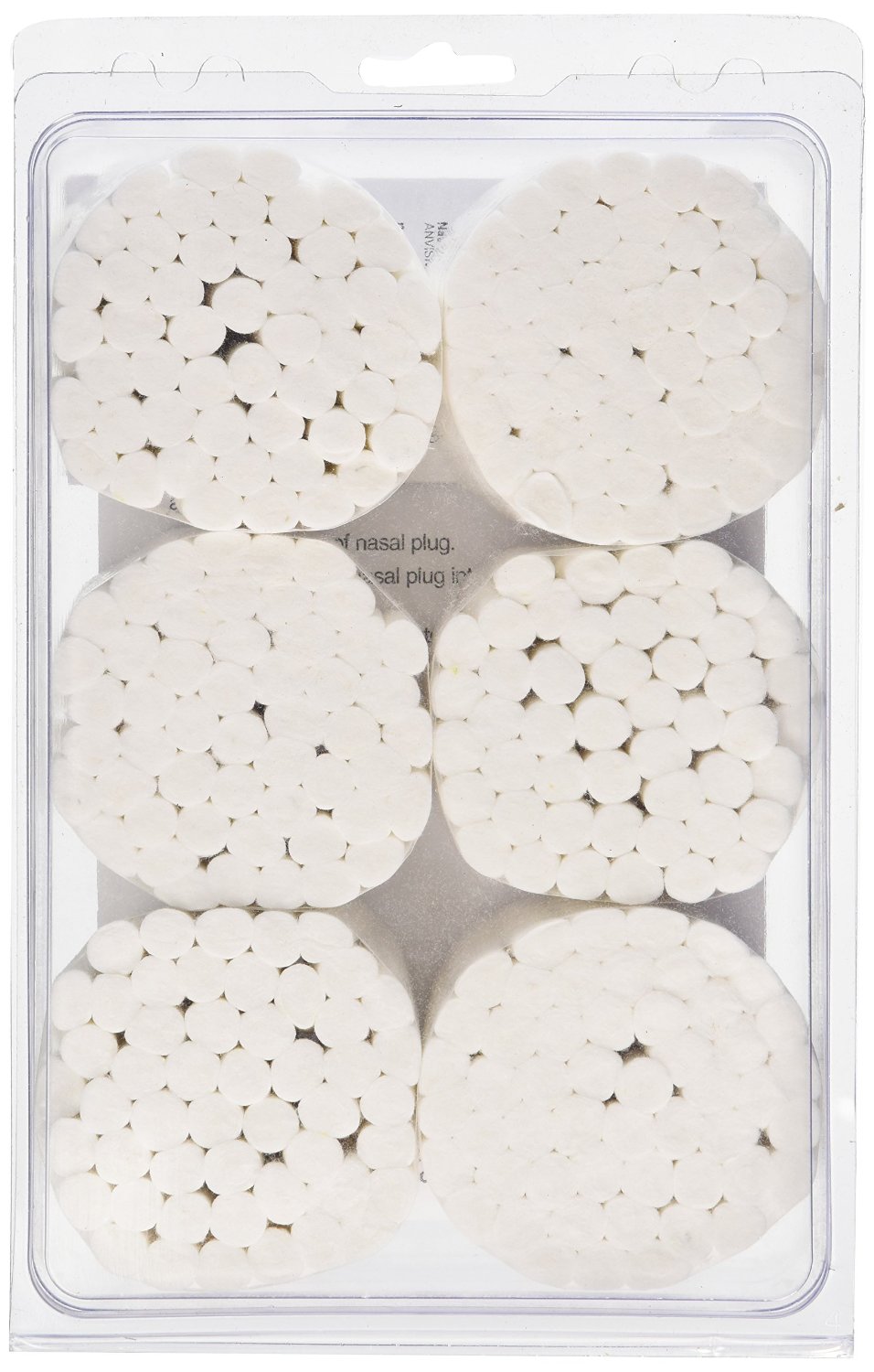 Mueller Sports Nosebleed 1.5" Soft Cotton NonLinting Nasal Nose Plugs