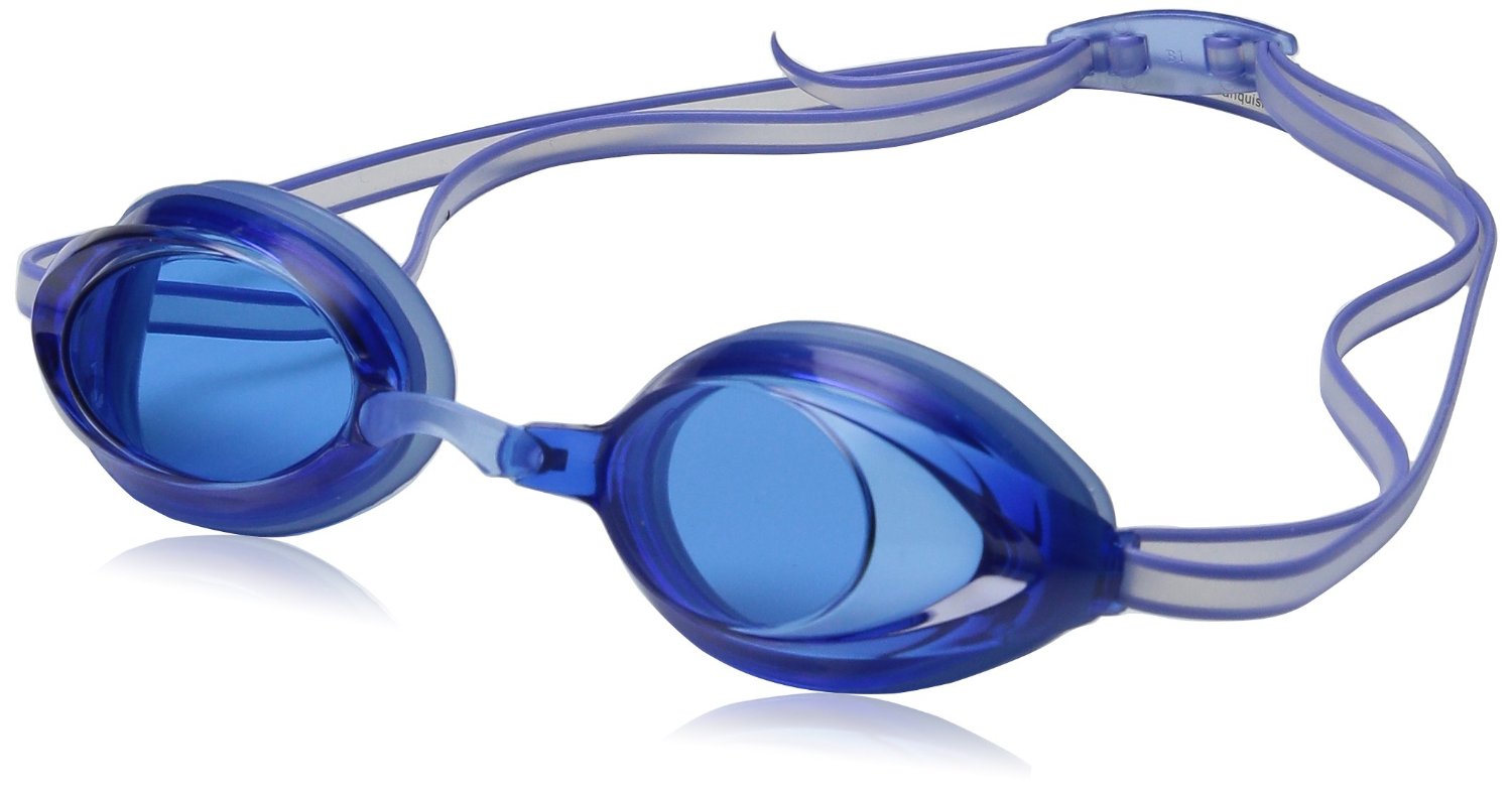 Speedo Jr. Vanquisher 2.0 Kids Performance Swim Goggle, Blue (Pack of