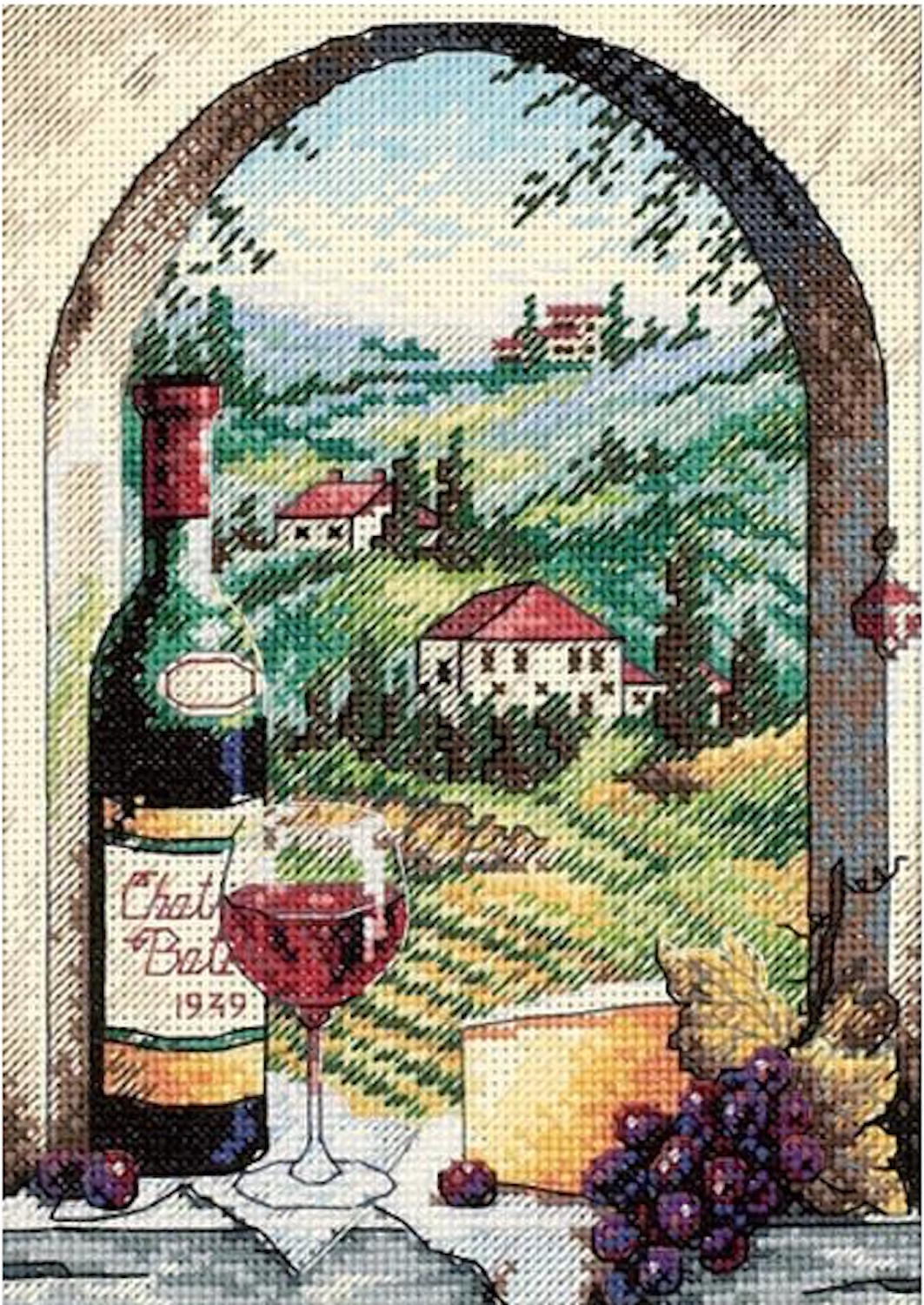 18 Count Dimensions Gold Petite Counted Cross Stitch Kit 5/"X7/"-Wolf