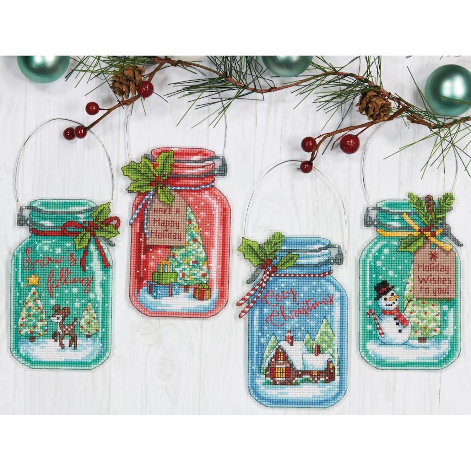 Dimensions Needlecrafts Counted Cross Stitch Ho Ho Ho Ornament