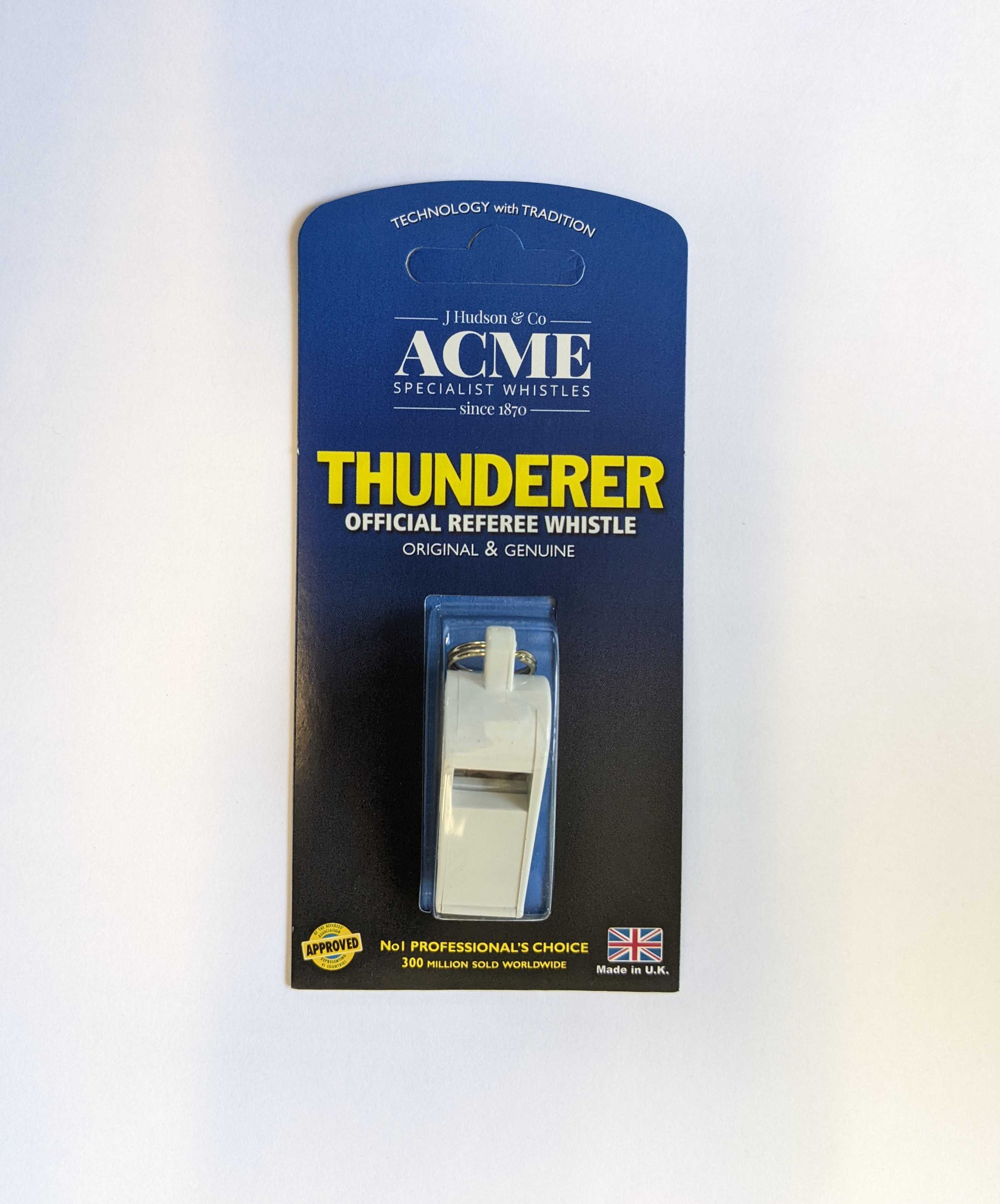 Acme Thunderer Model 660 Small Plastic Referee Whistle White - 3 Pack - Picture 2 of 3