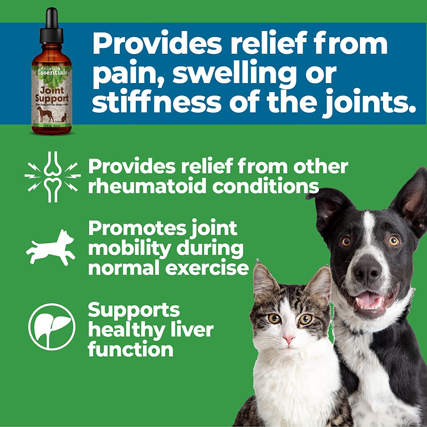 Animal Essentials Joint Health Alfalfa / Yucca Blend Dog Cat 1 ounce - Bild 2 von 8