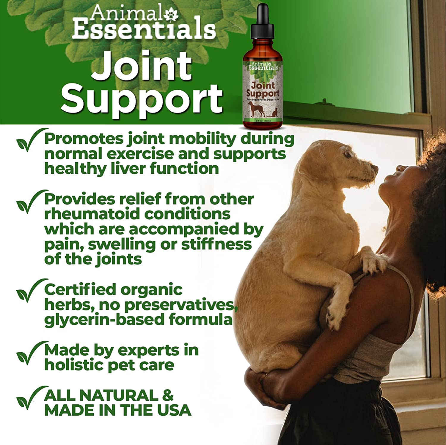 Animal Essentials Joint Health Alfalfa / Yucca Blend Dog Cat 1 ounce - Bild 3 von 8