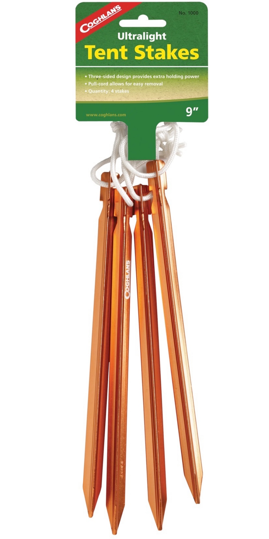 Coghlan's Ultralight Aluminum Tent Stakes, 9 (12-Pack Coghlan's Ultralight Aluminum Tent Stakes, 9 (12-Pack