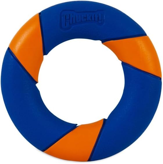 Chuckit Ultra Squeaker Ring Ultimate Outdoor Chase and Fetch Toy For All Dogs - Picture 3 of 6