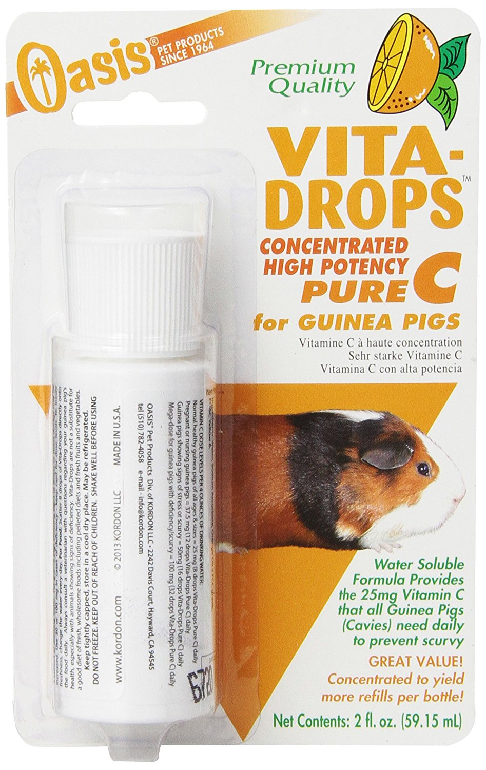 vitamin c drops for guinea pigs
