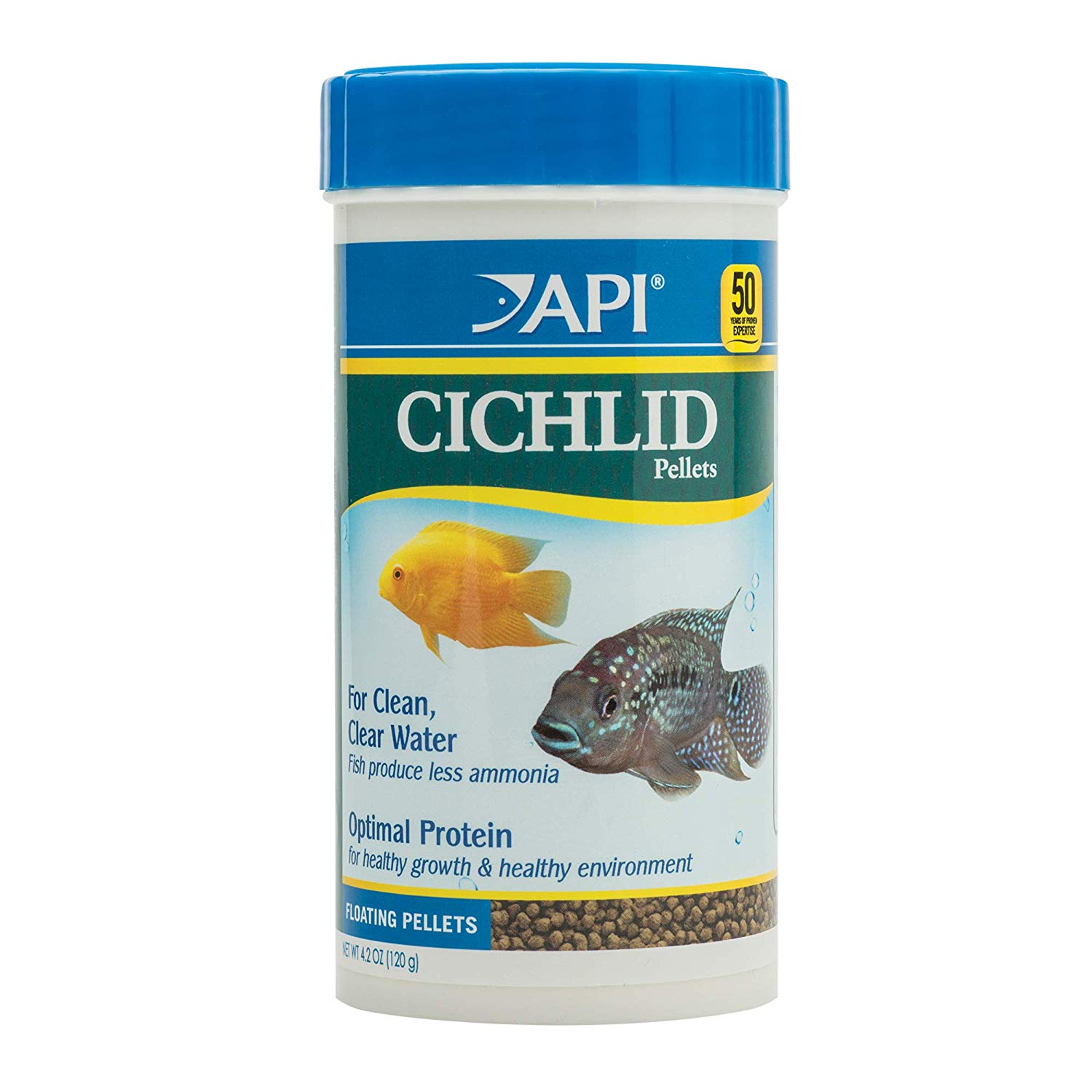 API Cichlid Premium Floating Pellets for Cichlids 4.2 Ounces - Picture 1 of 7