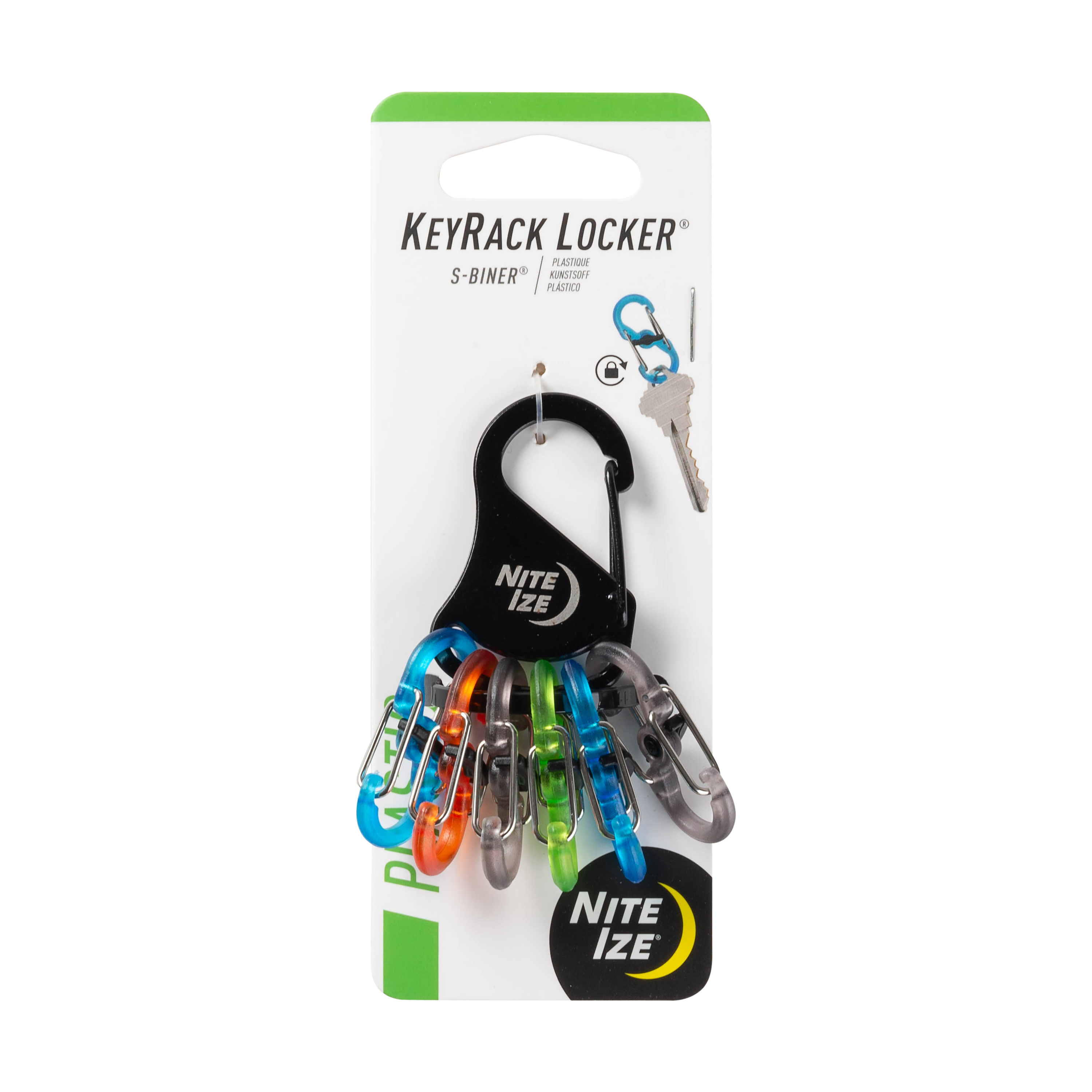 Nite Ize KeyRack Locker w/ Plastic S-Biners
