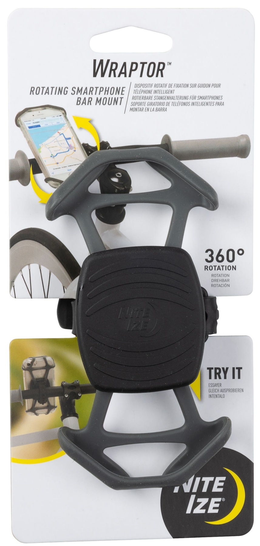 Nite Ize Wrapator drehbare Smartphone Bar Halterung - Bild 1 von 8