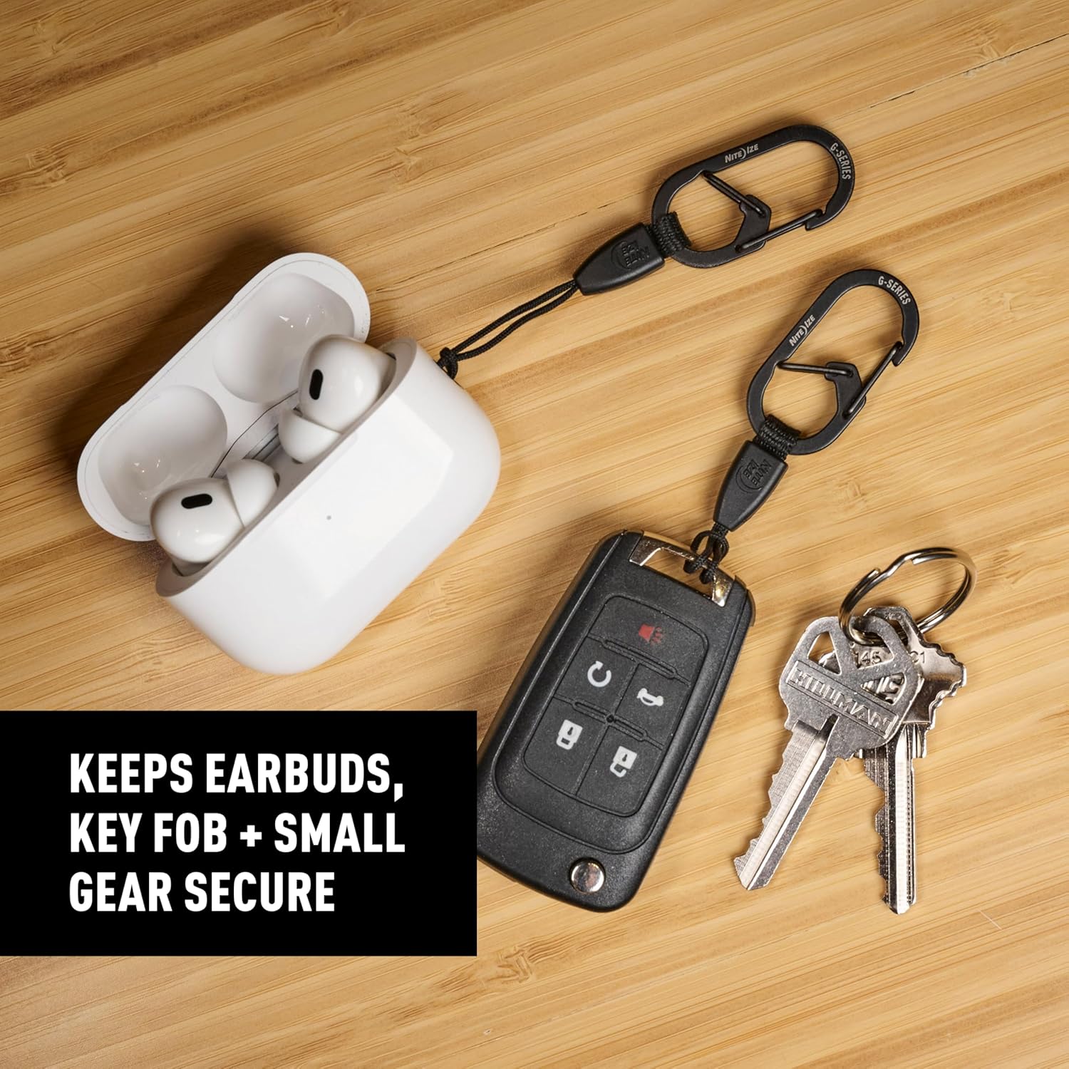 Nite Ize G-Series Mini Lanyard and Stainless Steel Carabiner 2