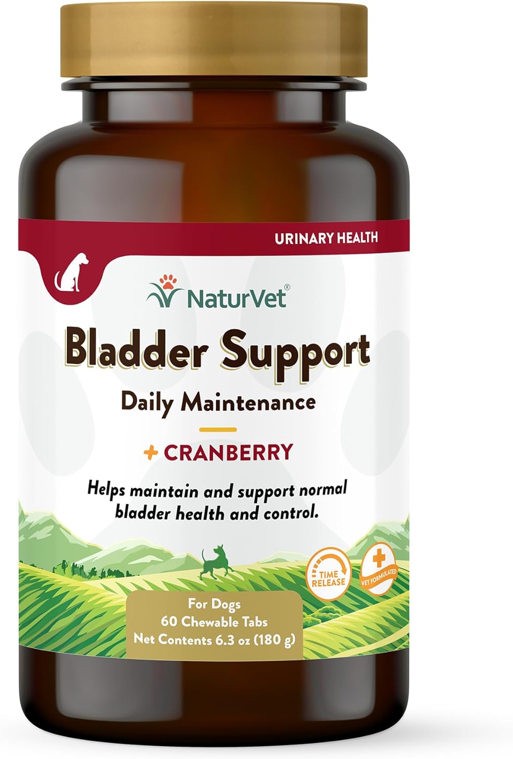 NaturVet Senior Dog Natural BLADDER SUPPORT with Cranberry 60 Tablets 3