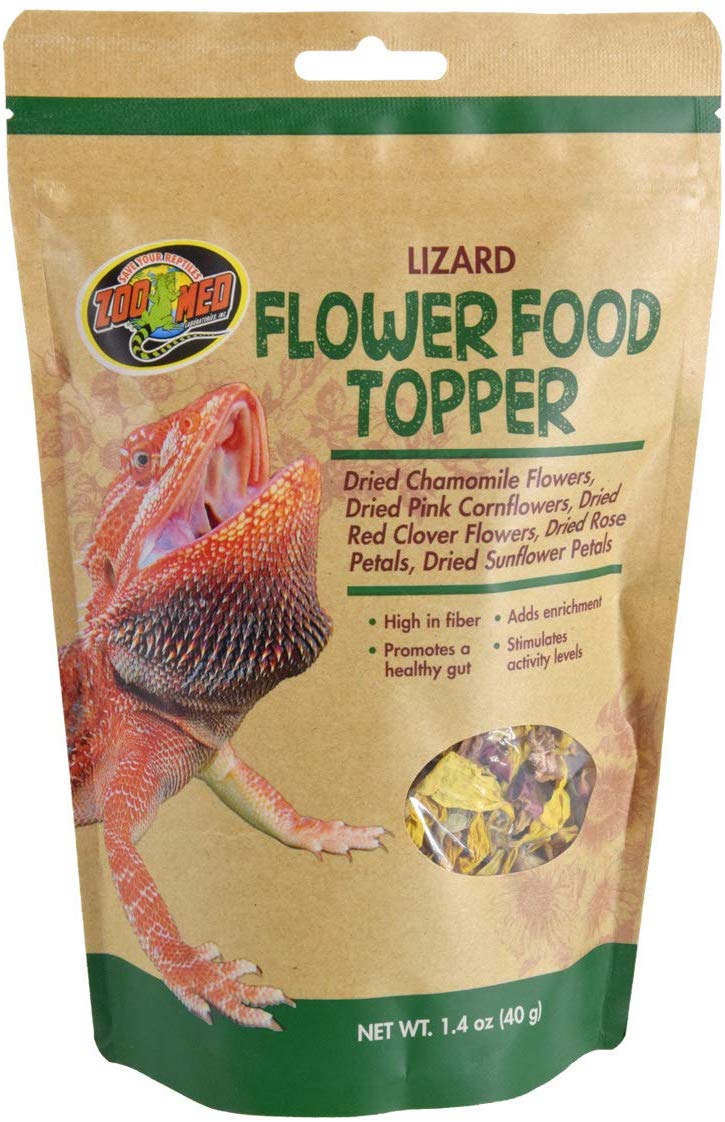 Zoo Med Flower Food Topper for Lizards 1.4 ounce – 2 Pack