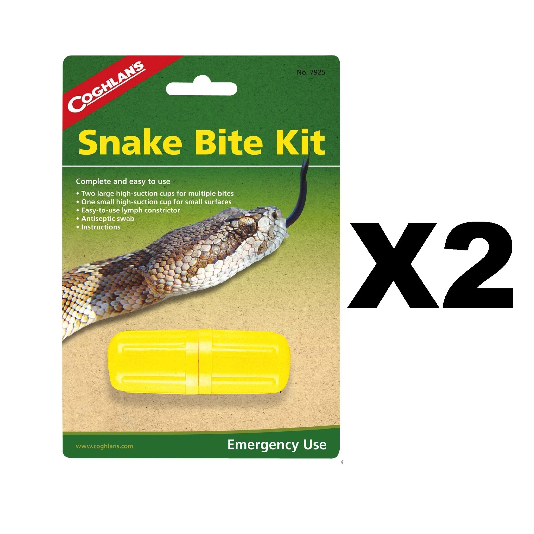 Coghlan's Snake Bite Kit Lymph Constrictor Emergency Venom FirstAid (2