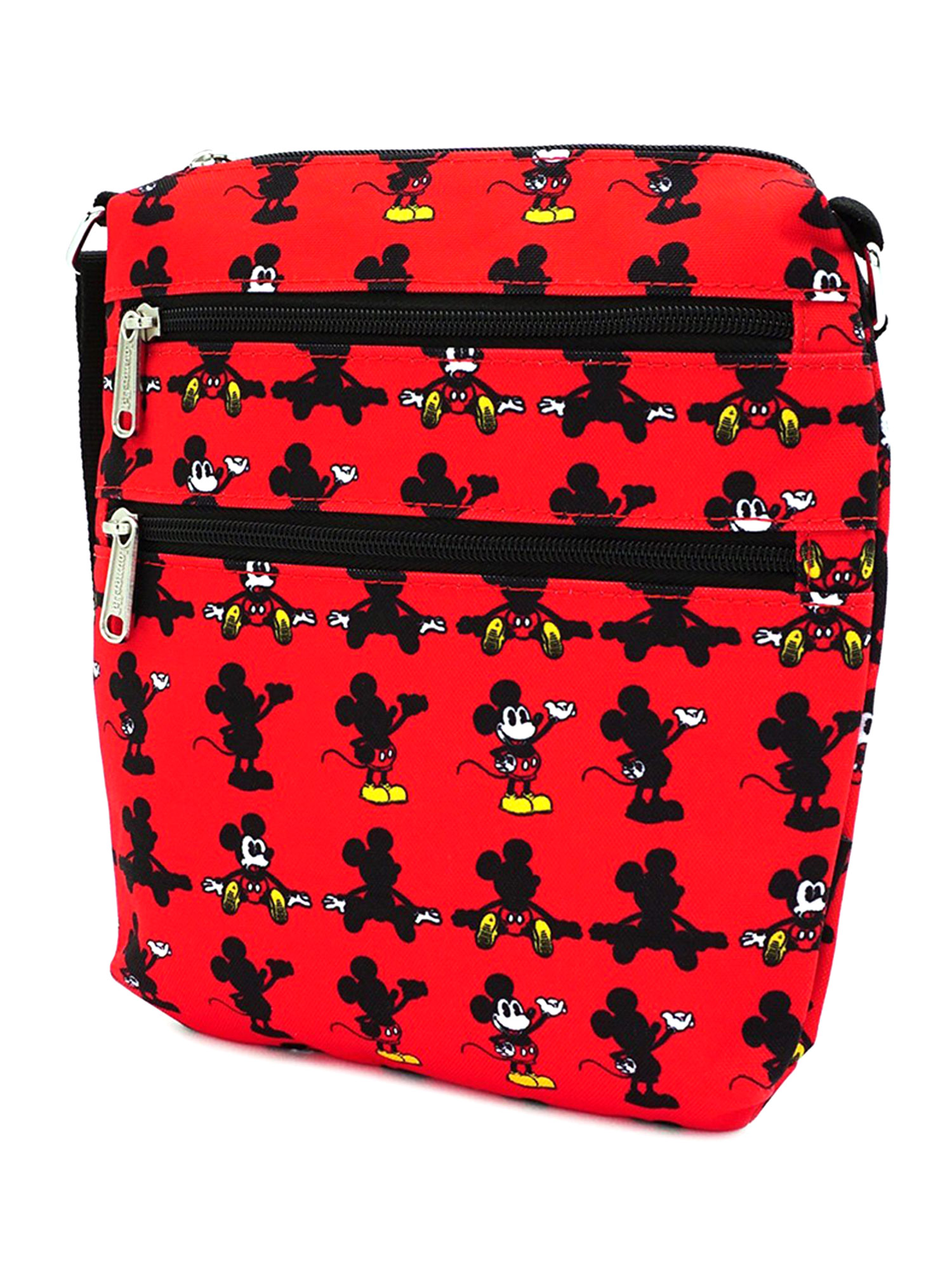 Loungefly x Disney Mickey Mouse Passport Crossbody Purse AllOver Print Red 671803307063 eBay