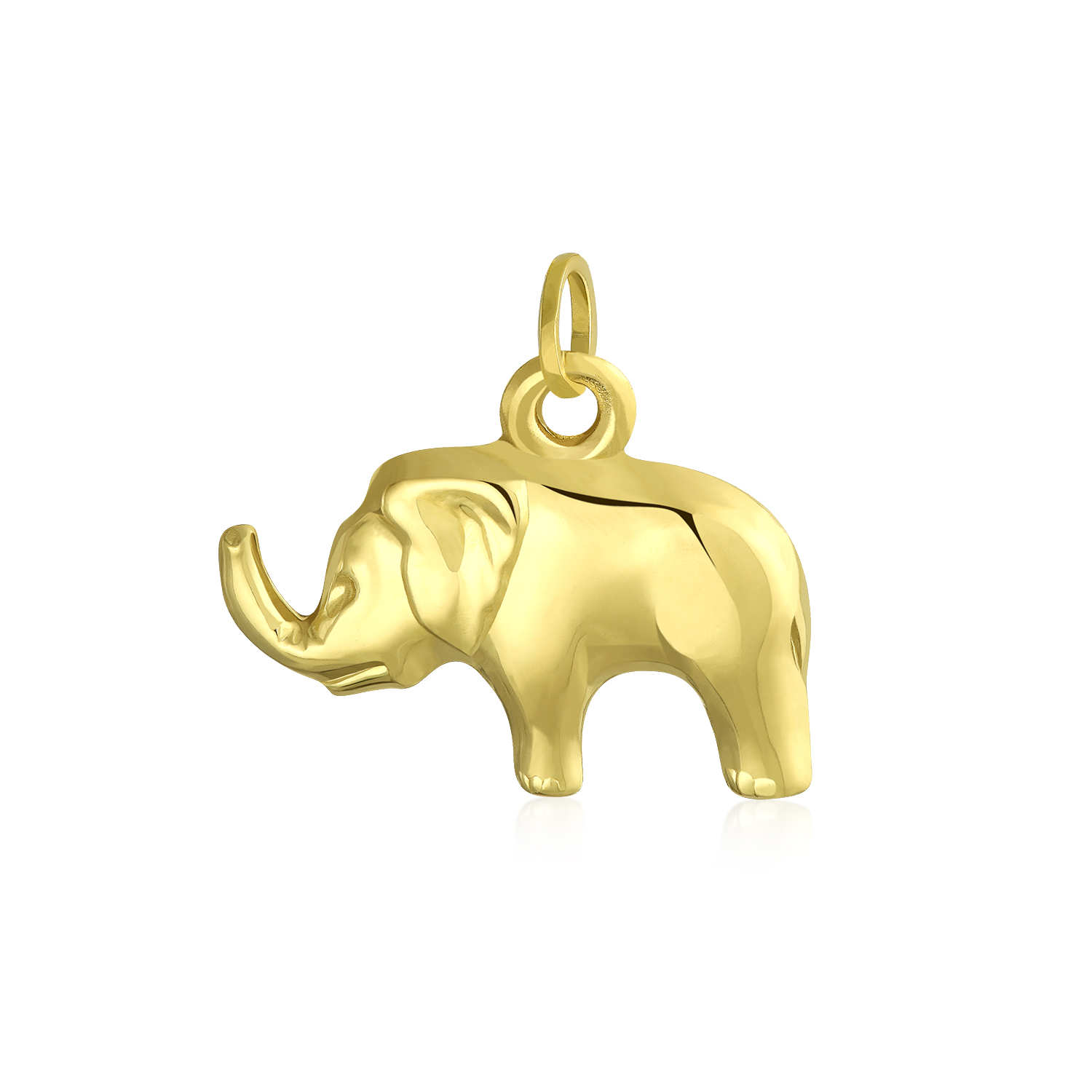 【関税送料込み】シドニーエヴァン 14k Mini Elephant Necklace sydney-evan-yellow-gold-