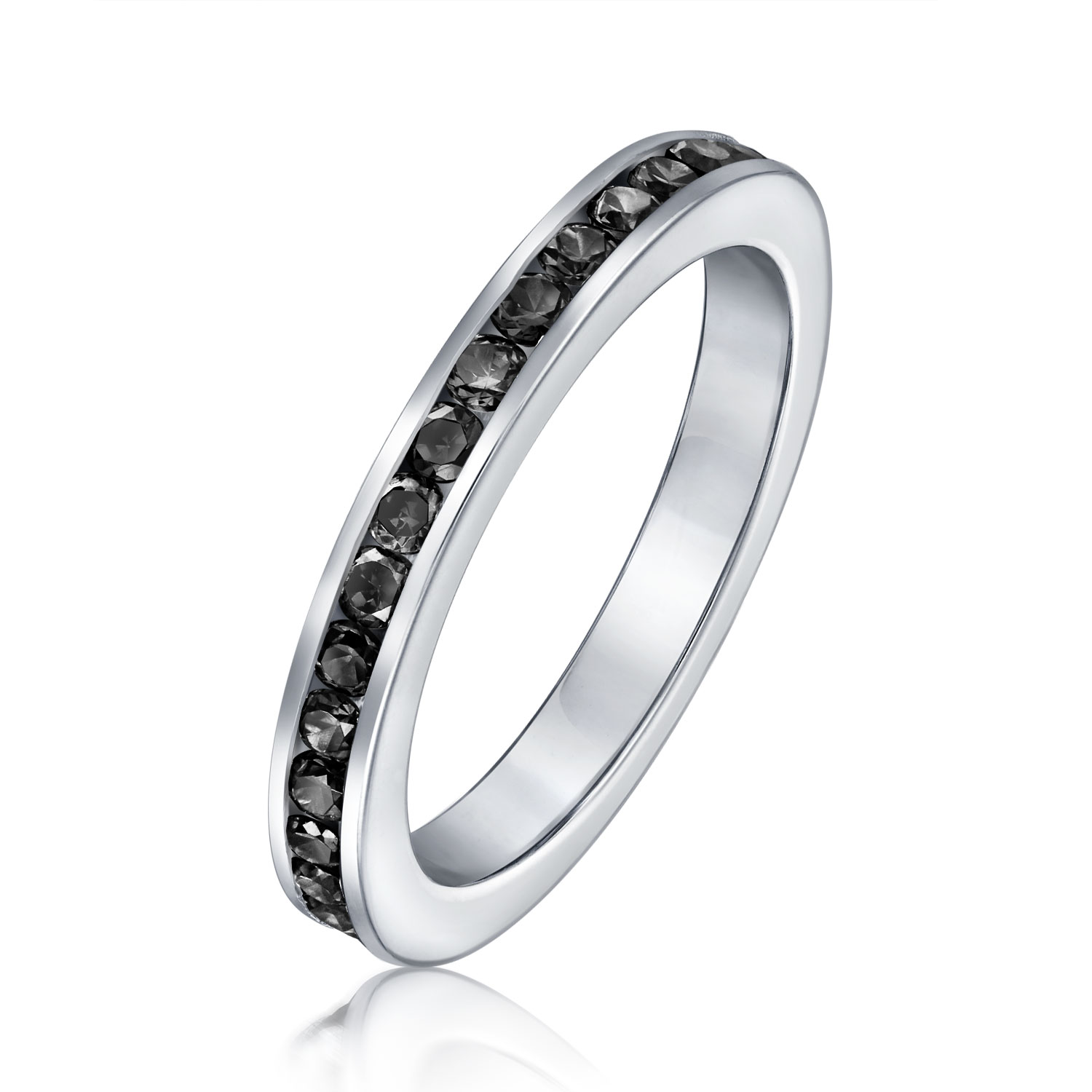 Cubic Zirconia Cocktail Statement Ring in Sterling Silver 12 Birthstone Colors - Picture 10 of 59