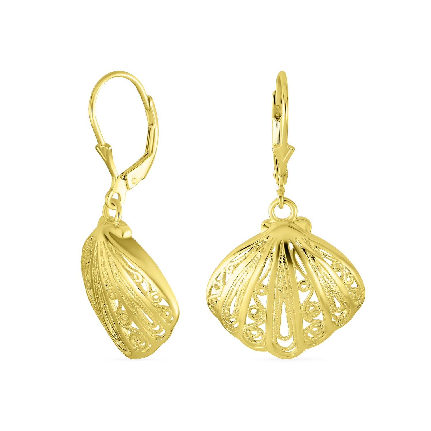 Hawaiian Seaside Escape Jewelry Set Sand Dollar, Starfish, Seashell Dangle Stud - 第 7/9 張圖片