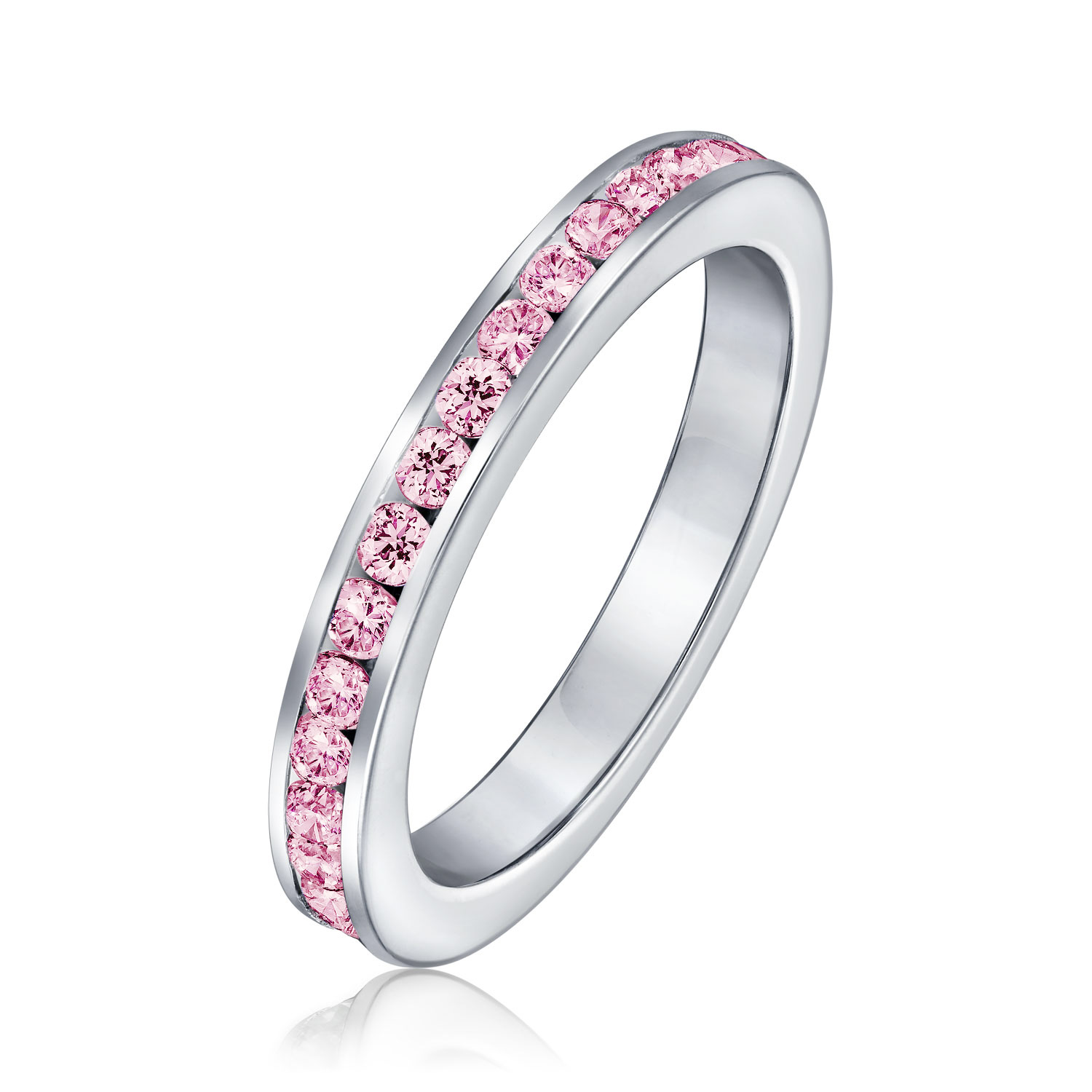 Cubic Zirconia Cocktail Statement Ring in Sterling Silver 12 Birthstone Colors - Picture 47 of 59