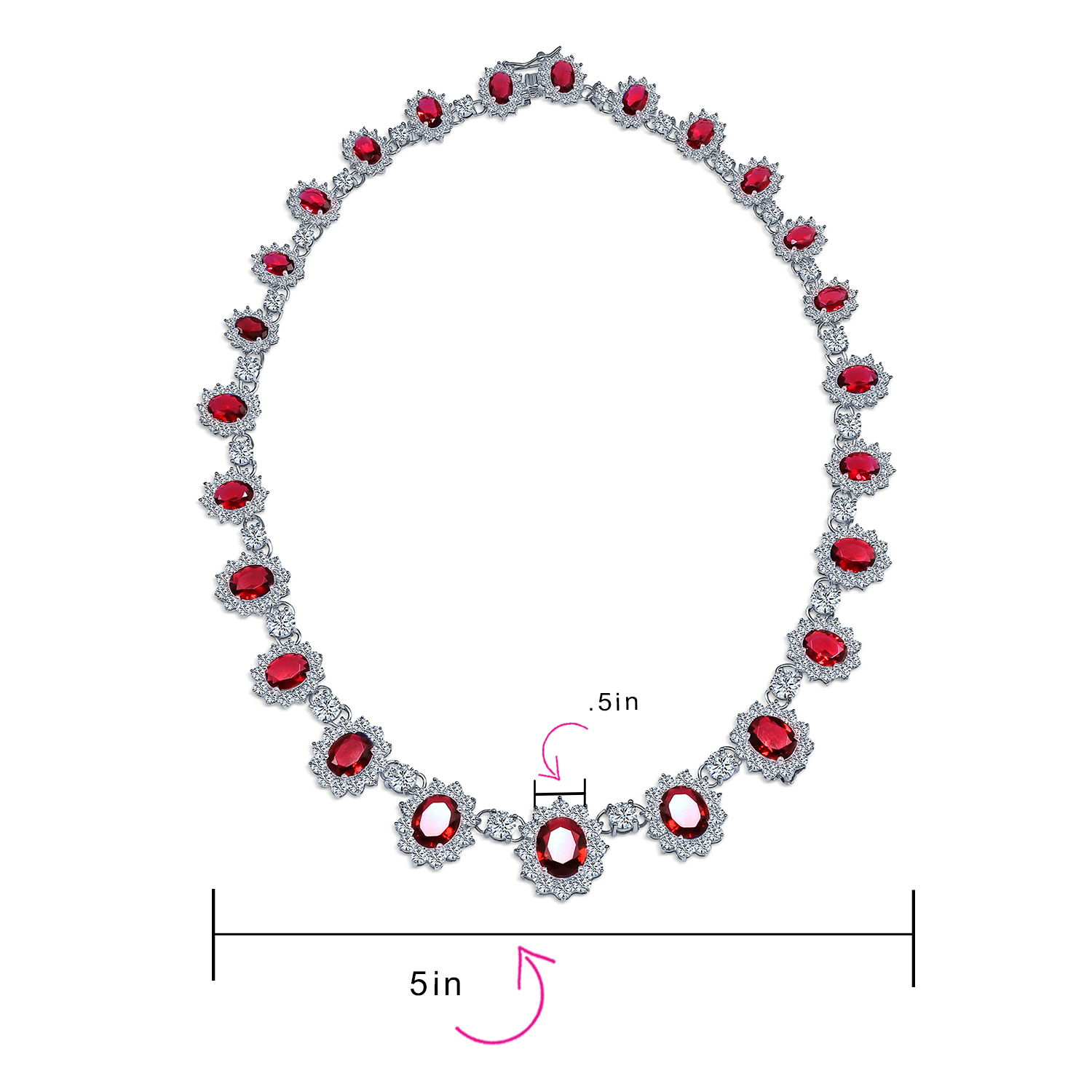 Elegant Vintage Bridal Jewelry Set Collar Necklace & Earrings Silver Plated - Picture 14 of 14