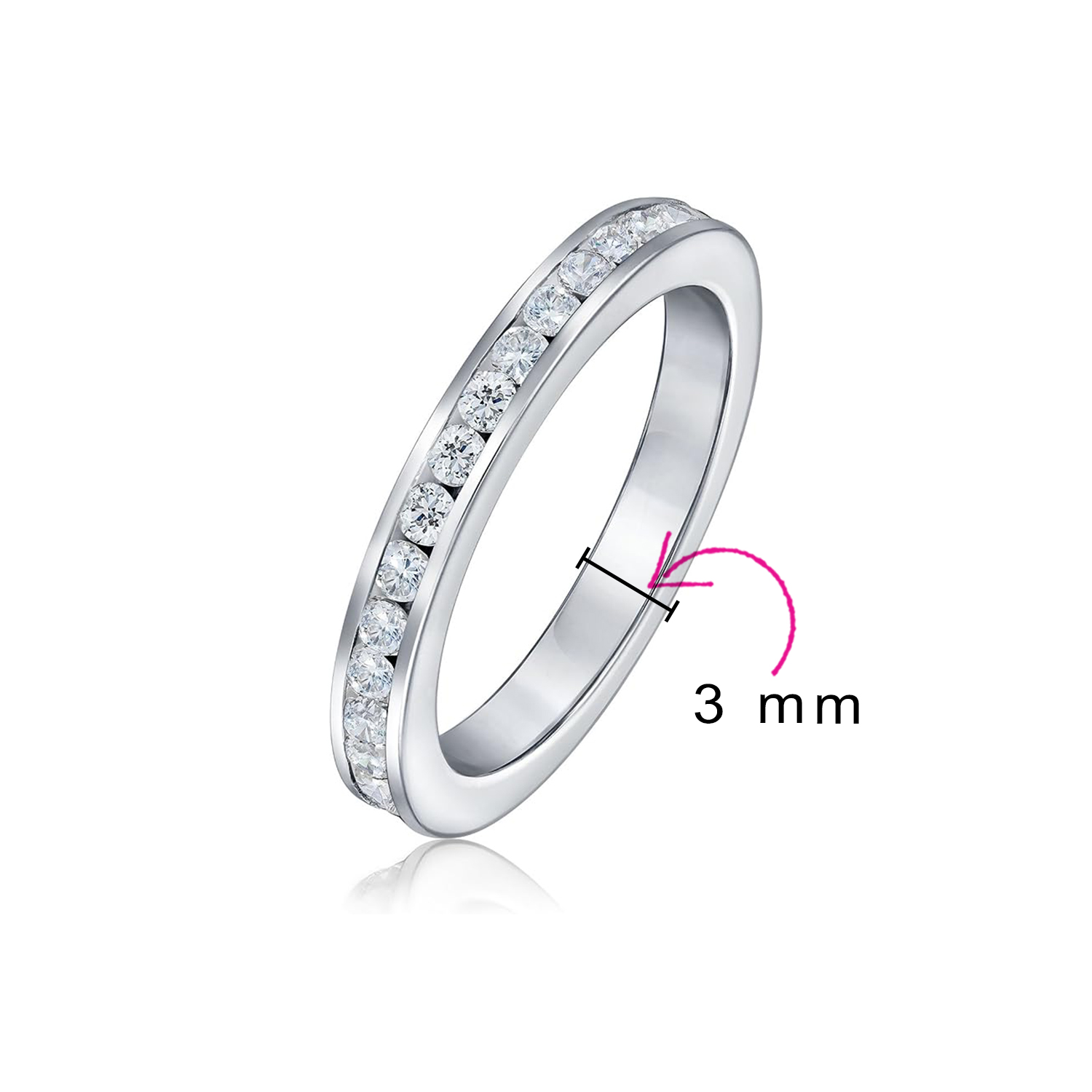 Cubic Zirconia Cocktail Statement Ring in Sterling Silver 12 Birthstone Colors - Picture 26 of 59