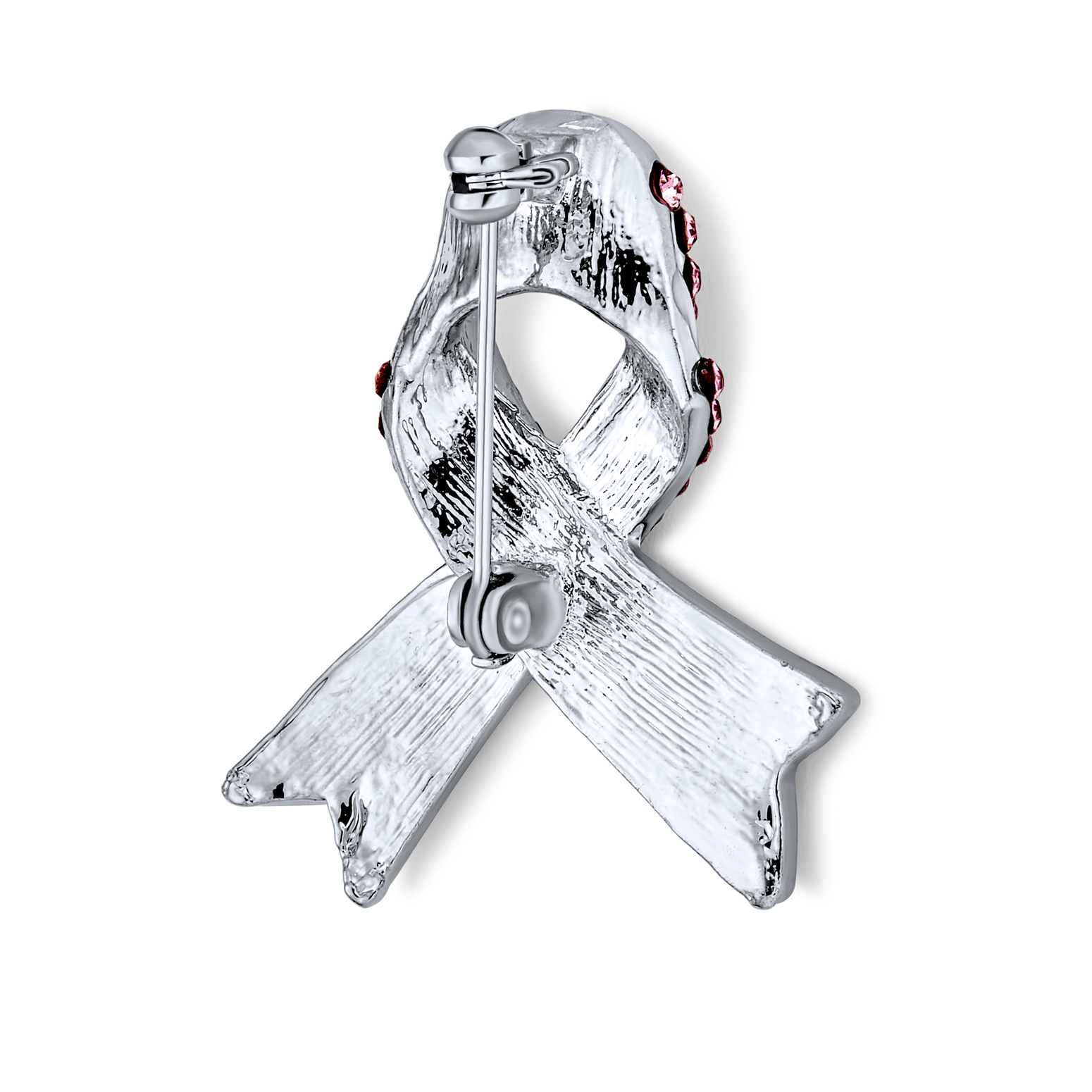 Open Heart Enamel Crystal Prevention and Support for Causes Awareness White - Picture 5 of 15