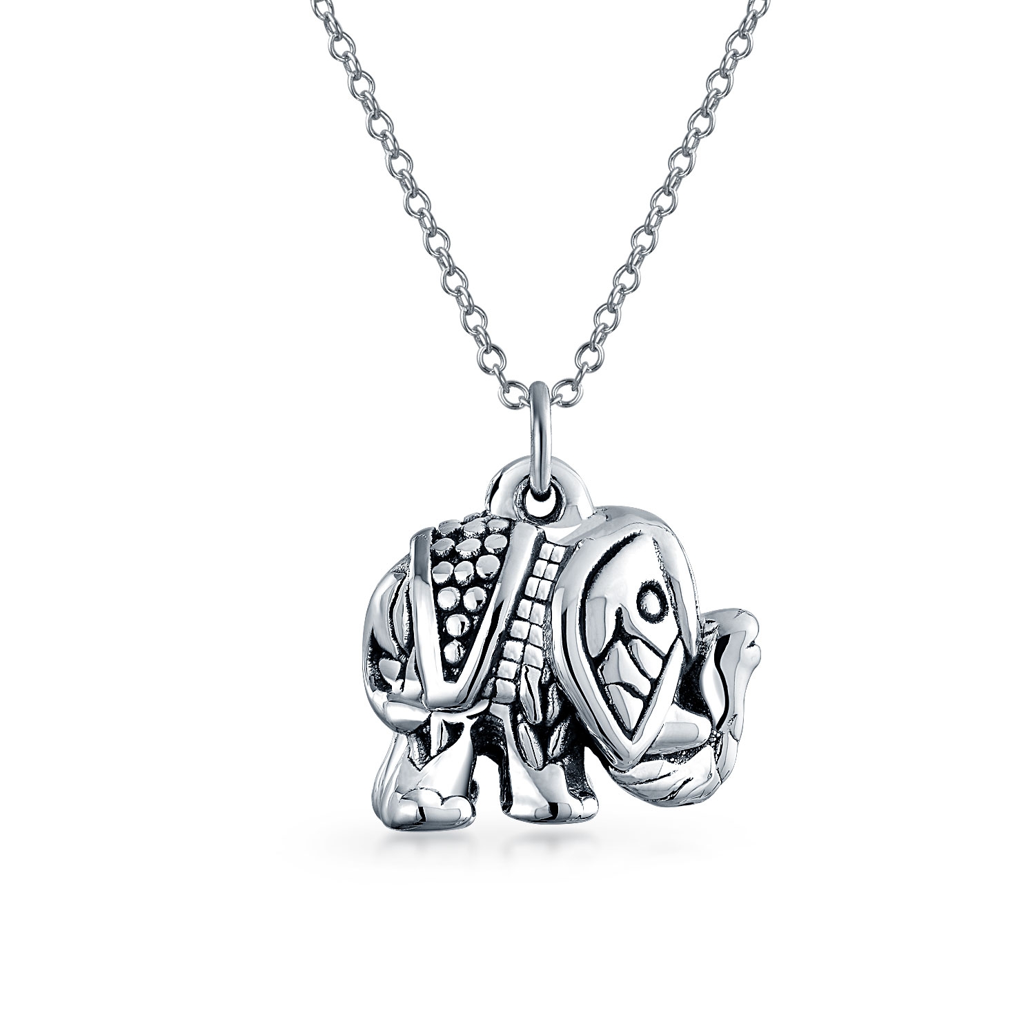 Elephant Ganesha Pendant Elephant Charm Elephant Jewelry 925 Sterling Silver Elephant Pendant