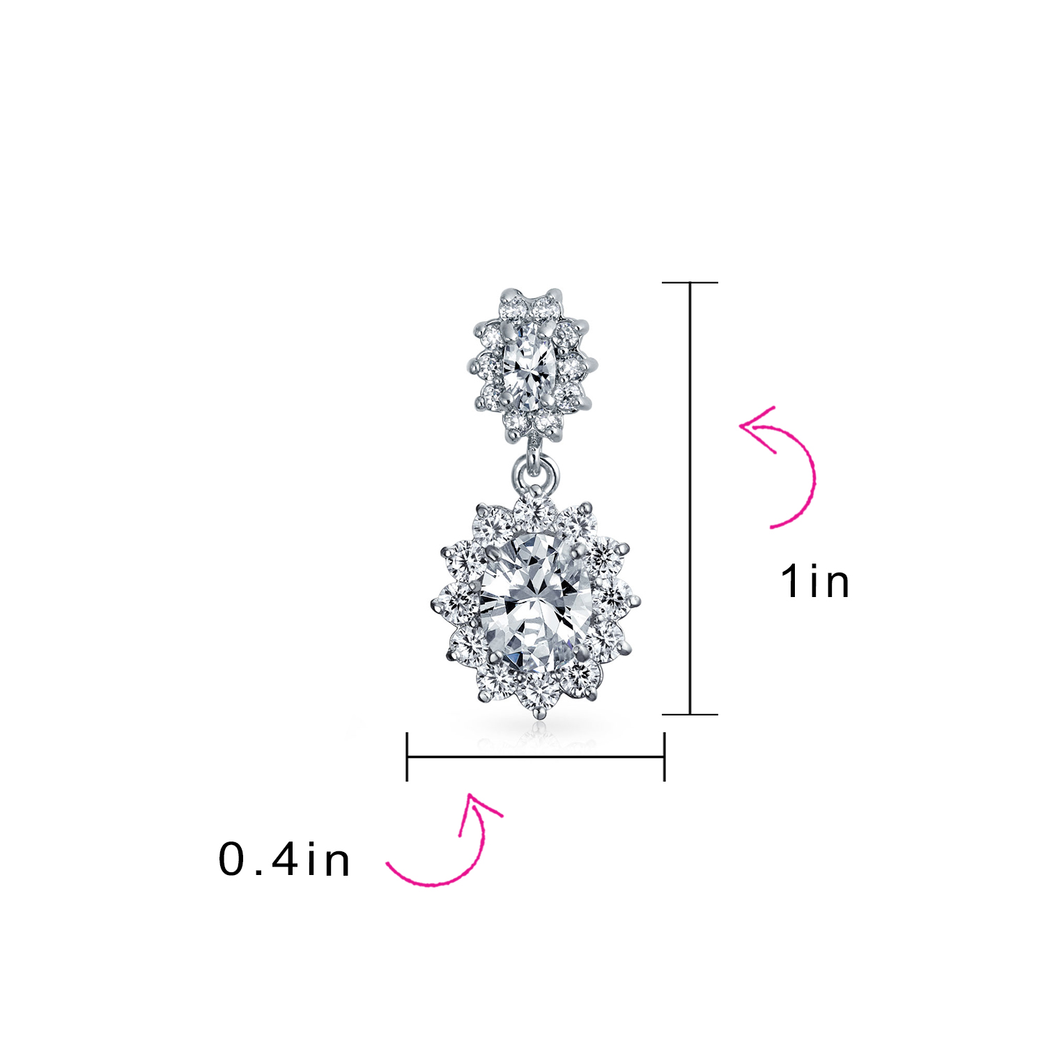 Vintage Art Deco Style Crown Halo Oval Cubic Zirconia Simulated Blue Sapphire - Picture 24 of 43