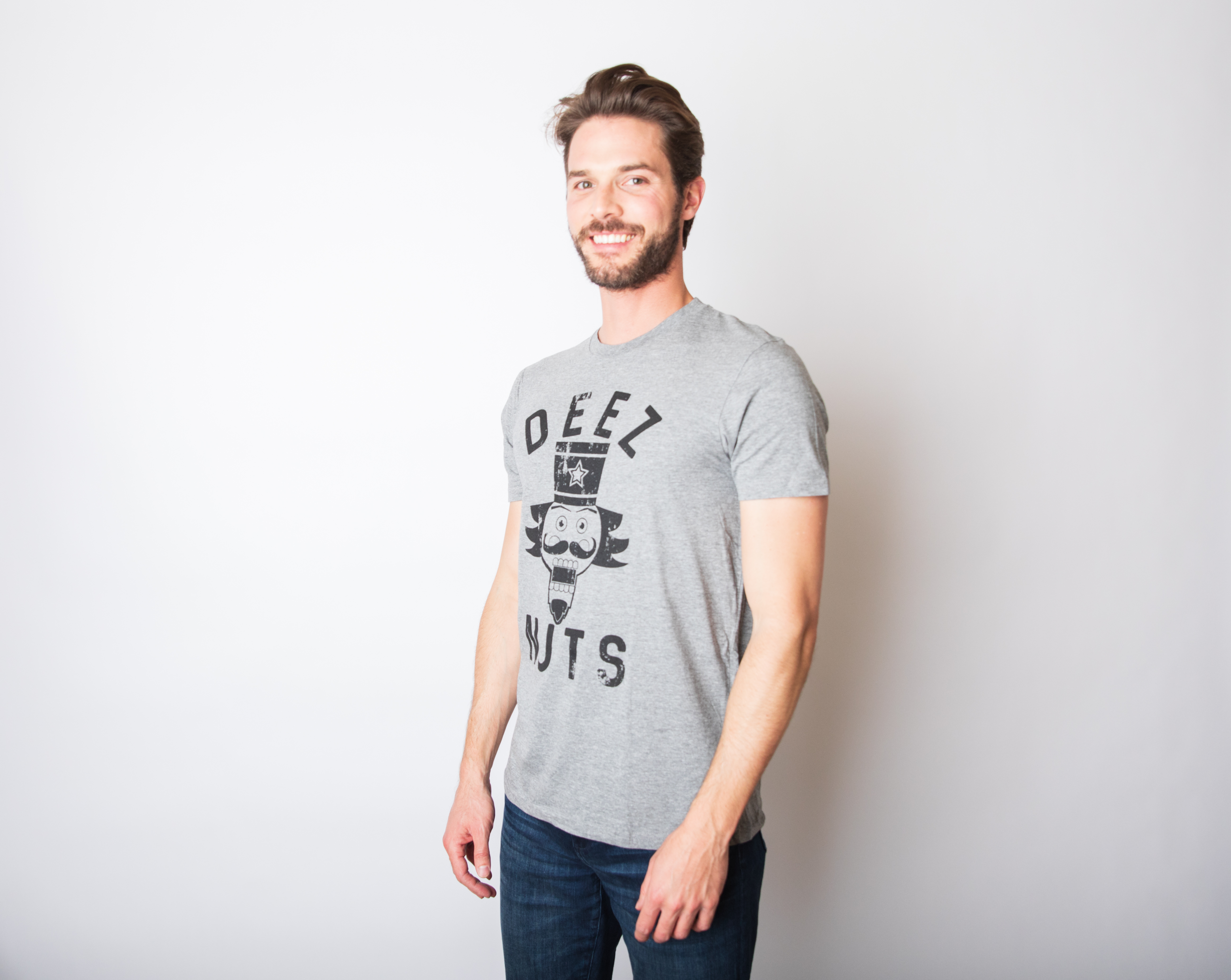 Camiseta Para Hombres Deez Nuts Divertida Día del Padre Herramientas Manitas Gráfico Novedad Camiseta - Imagen 9 de 10