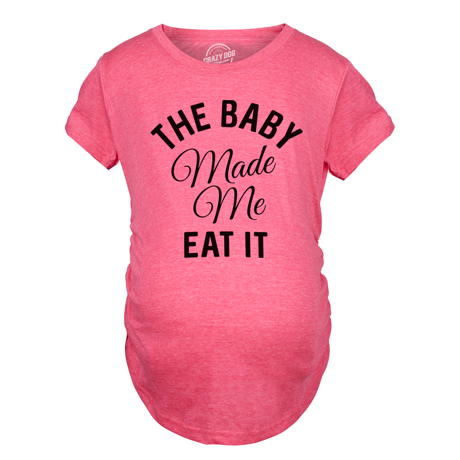 Camiseta Maternity The Baby Made Me Eat It Funny Anuncio Gráfico Embarazo - Imagen 14 de 18
