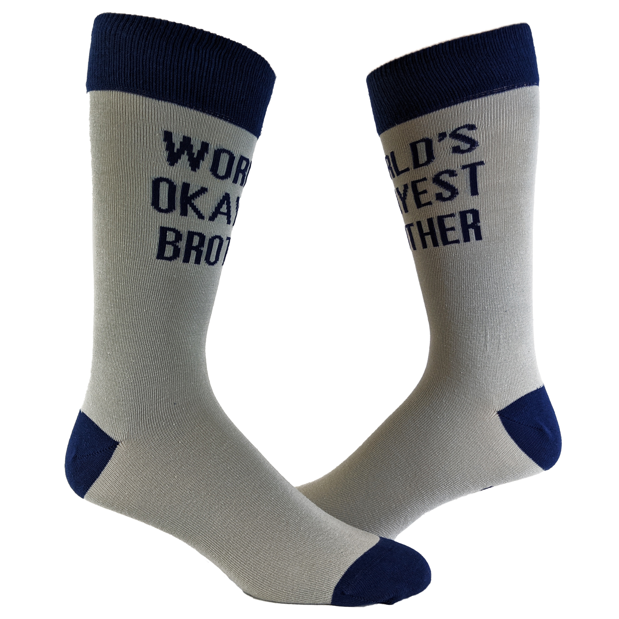 Youth Brother Socks Funny Cool Sibling Bro Graphic Novelty Footwear For Kids - Picture 10 of 17
