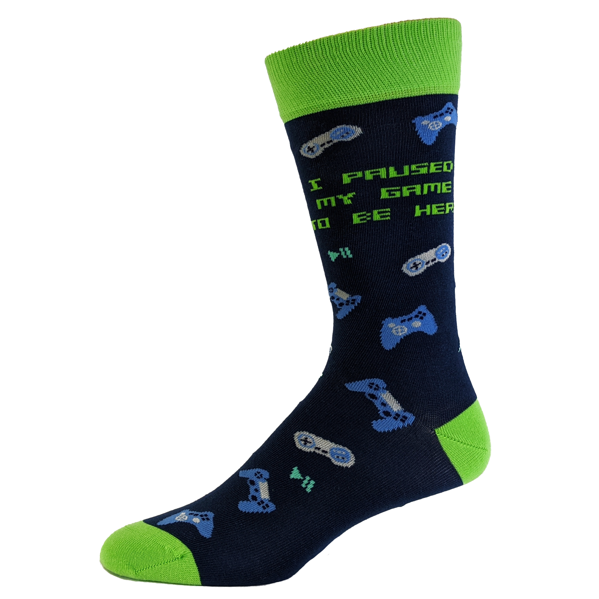 Youth Gaming Socks Funny Nerdy Video Game System Controller Novelty Footwear - Picture 16 of 18