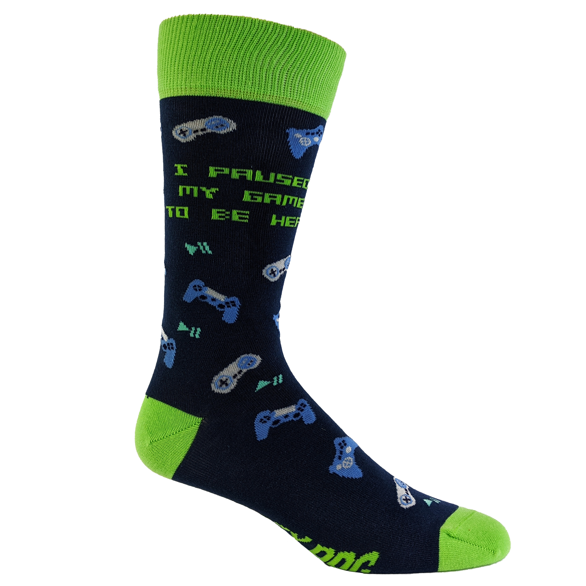 Youth Gaming Socks Funny Nerdy Video Game System Controller Novelty Footwear - Picture 18 of 18