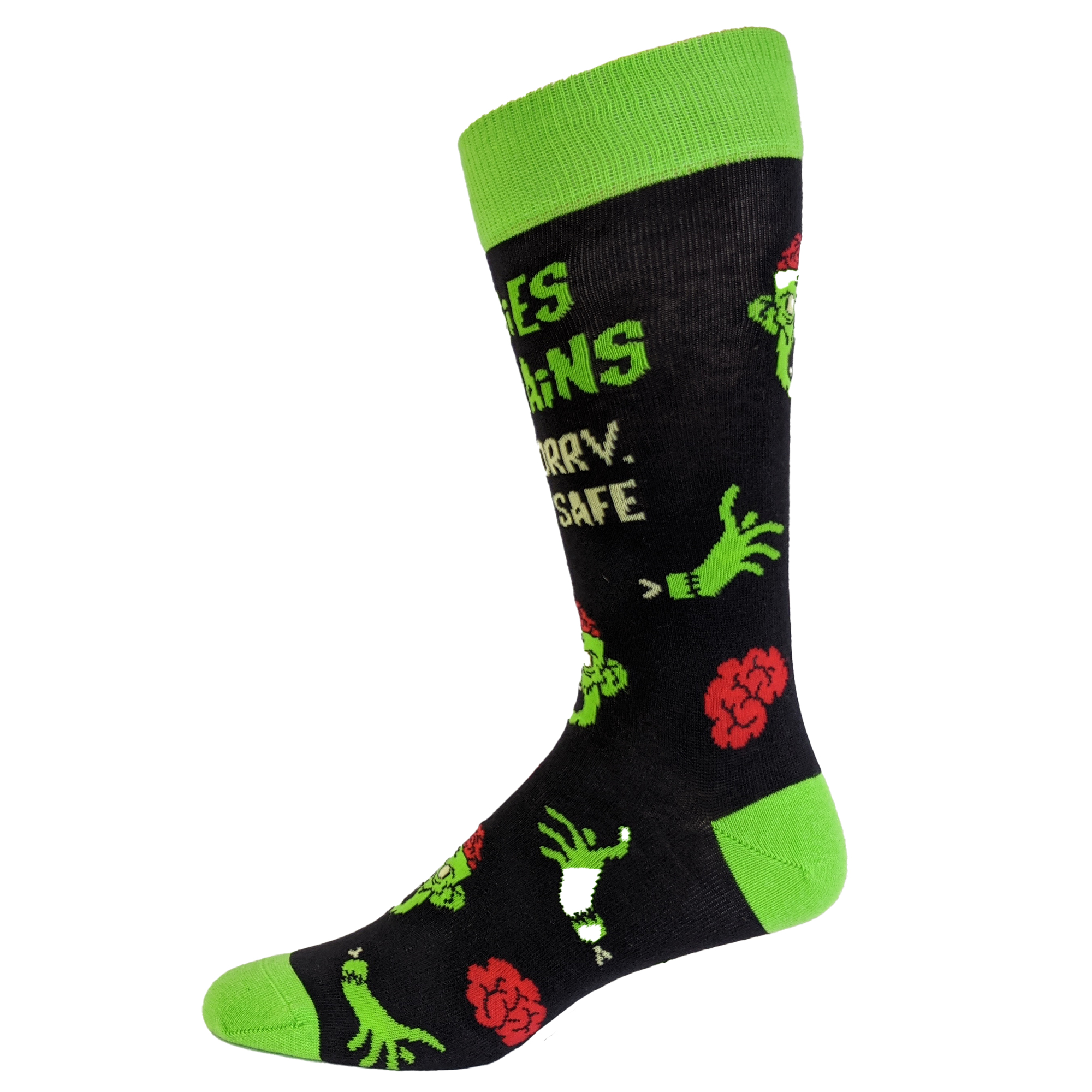 Youth Halloween Socks Funny Zombie Pumpkin Scary Footwear - Picture 23 of 24