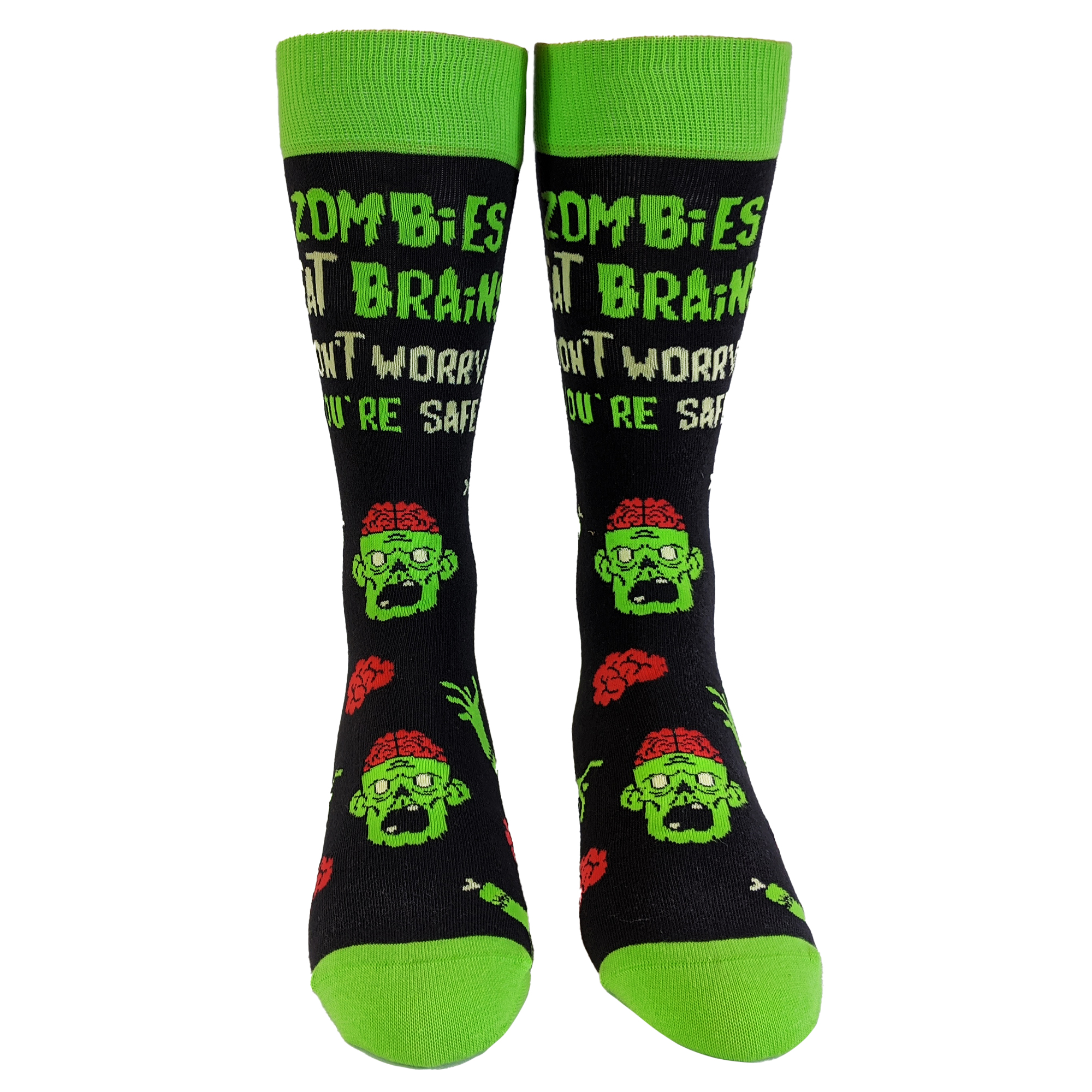 Youth Halloween Socks Funny Zombie Pumpkin Scary Footwear - Picture 12 of 24