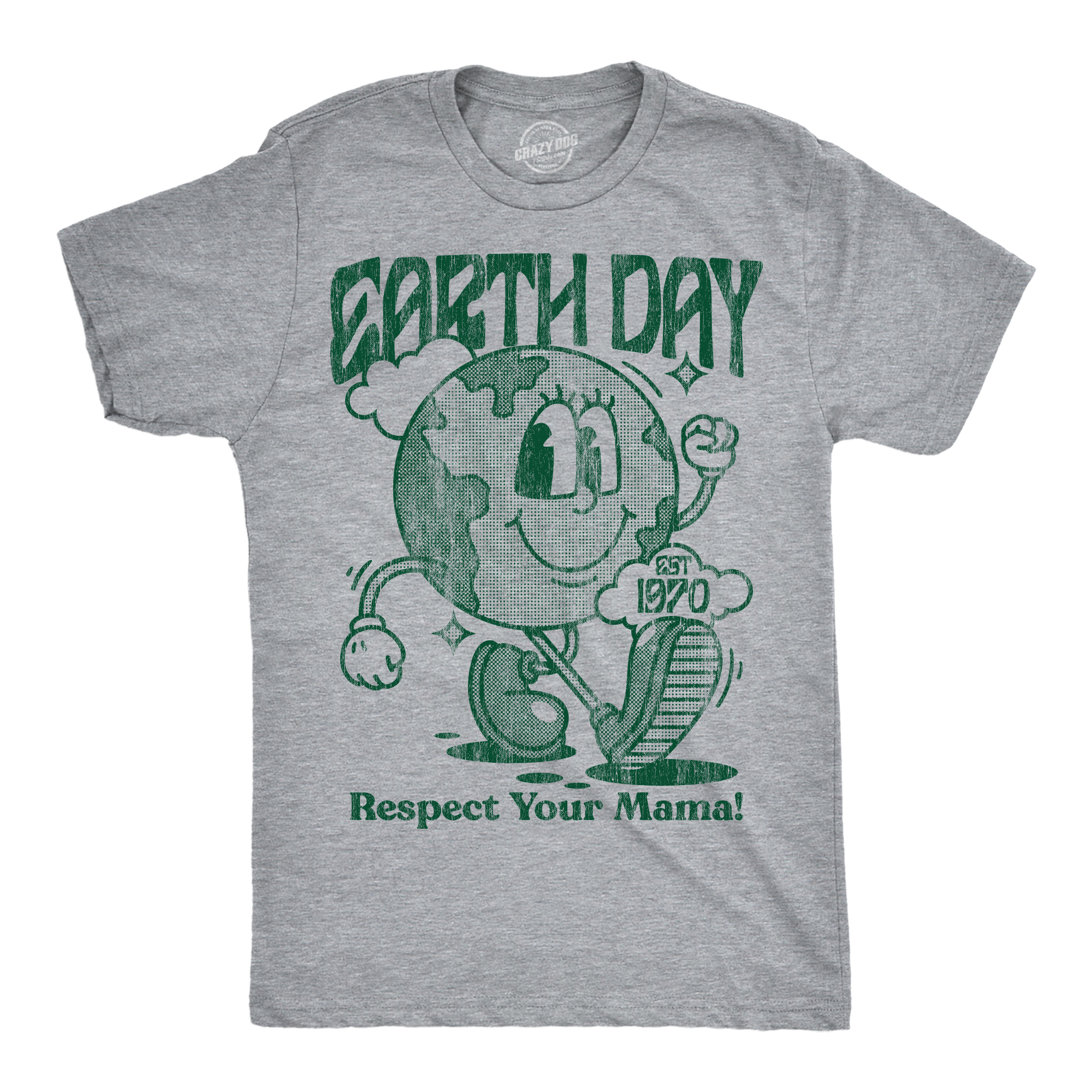 Mens Earth Day Respect Your Mama Funny T Shirts Sarcastic Tee for
