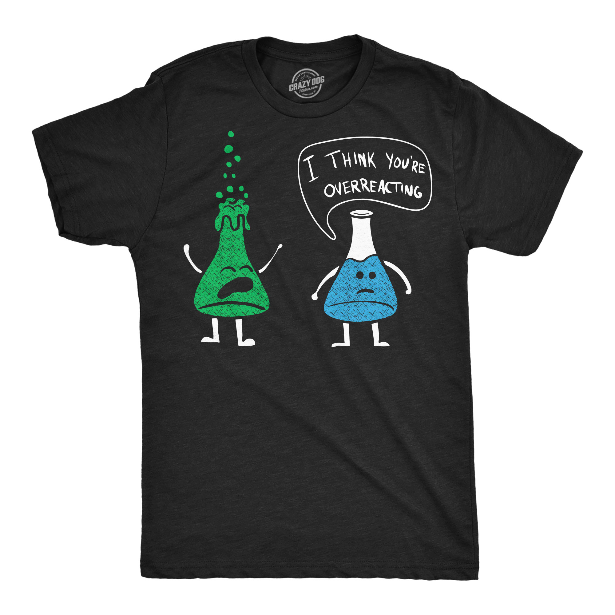 Camiseta Para Hombres I Think You're Exagerando Divertida Ciencia Experimento Laboratorio Nerd - Imagen 8 de 9
