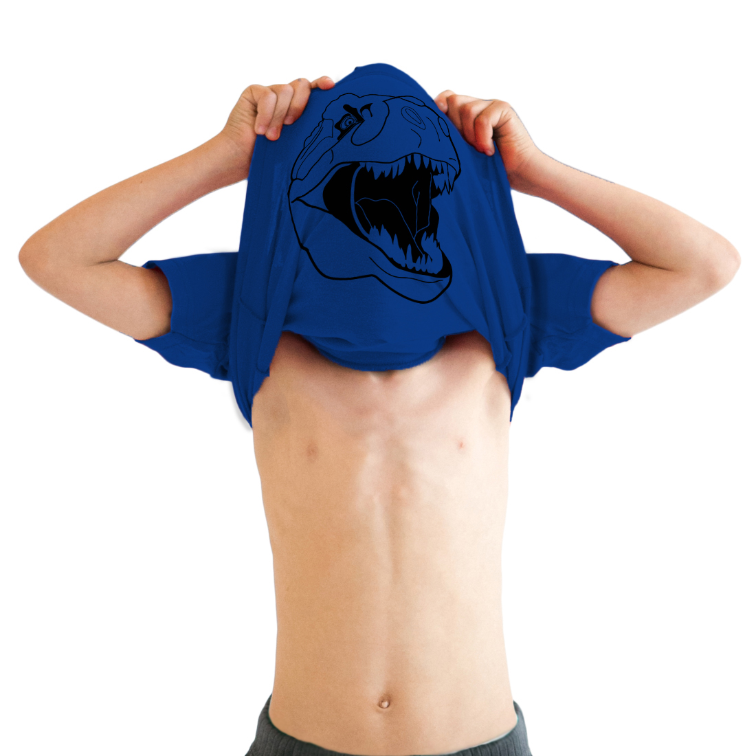 Youth Ask Me About My Trex T Shirt Funny Cool Dinosaur Flip Graphic Print Kids - Picture 10 of 17