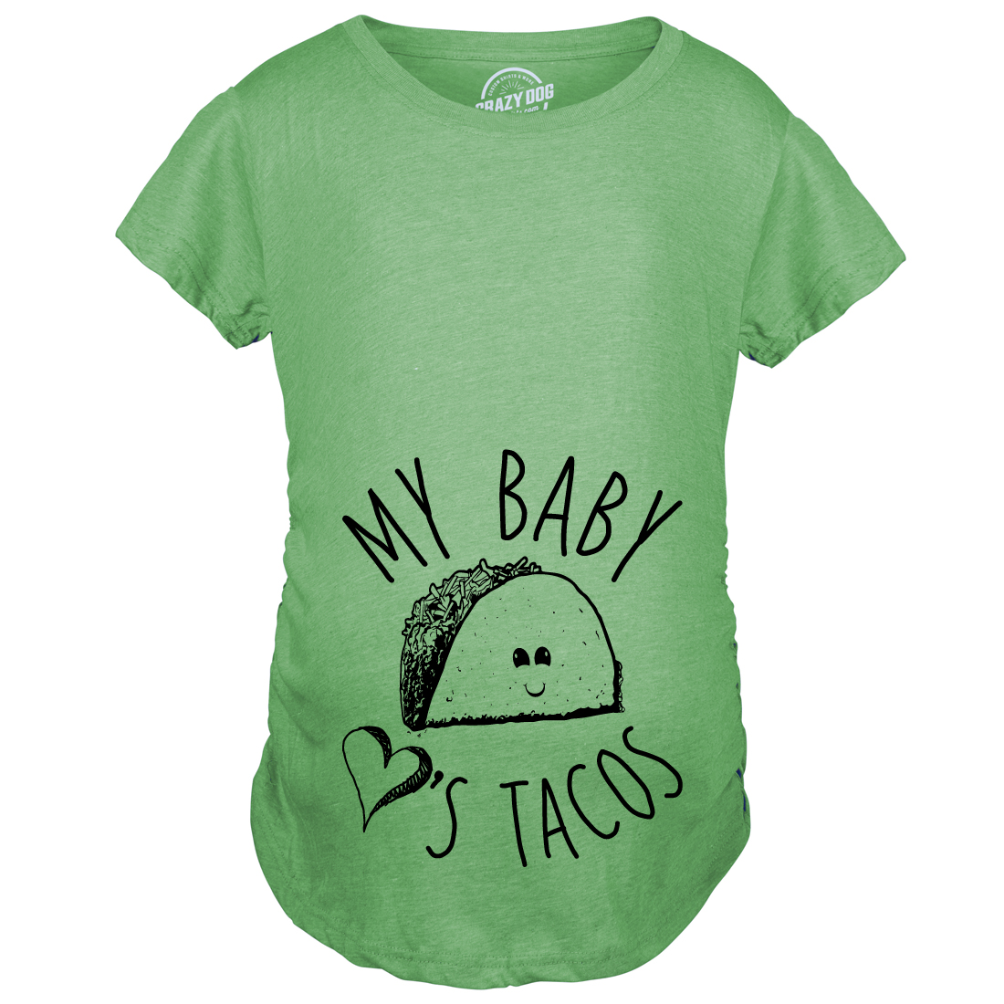 Maternity My Baby Loves Tacos Funny T shirt Cute Announcement Pregnancy