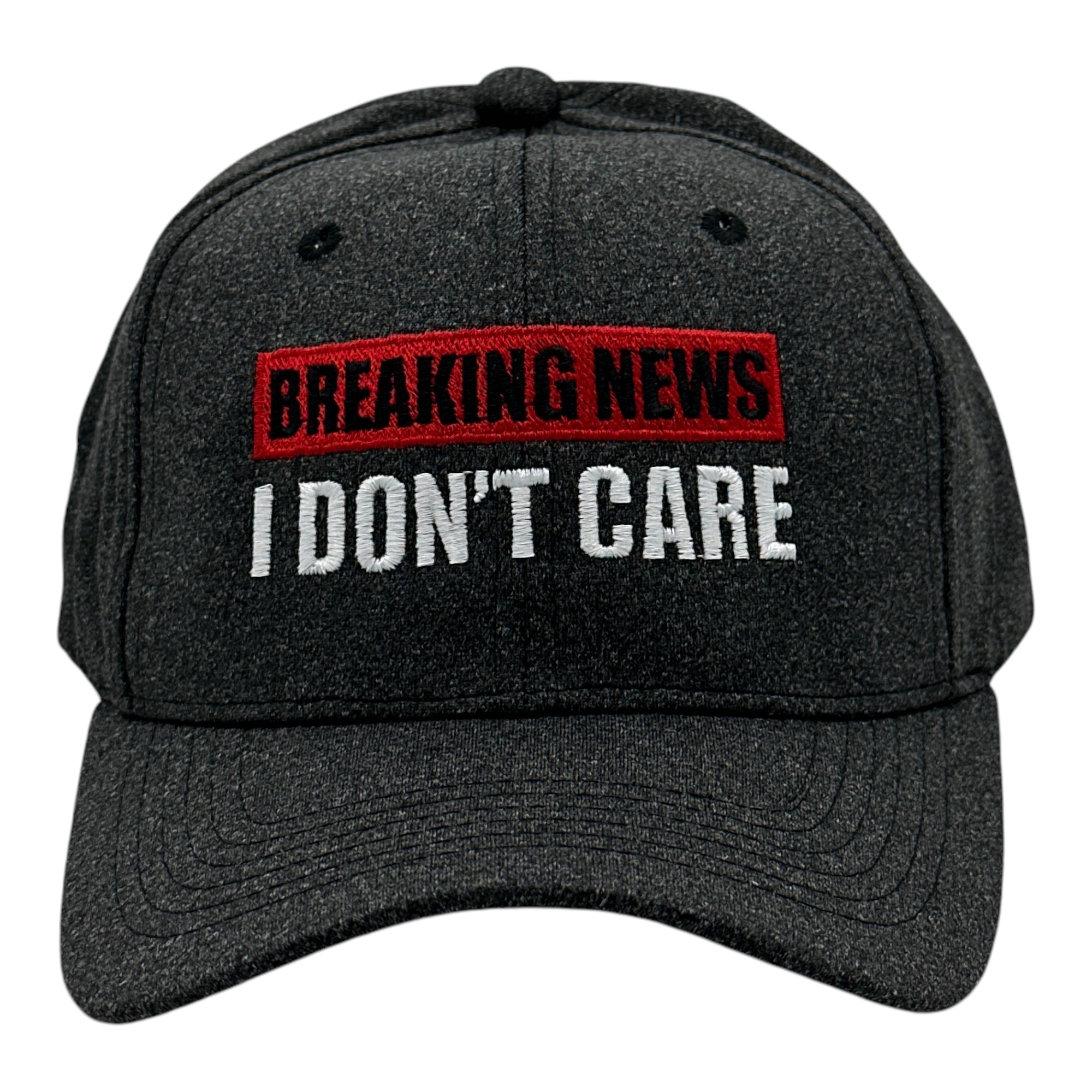Breaking News I Dont Care Hat Funny Sarcastic Graphic  display picture 1