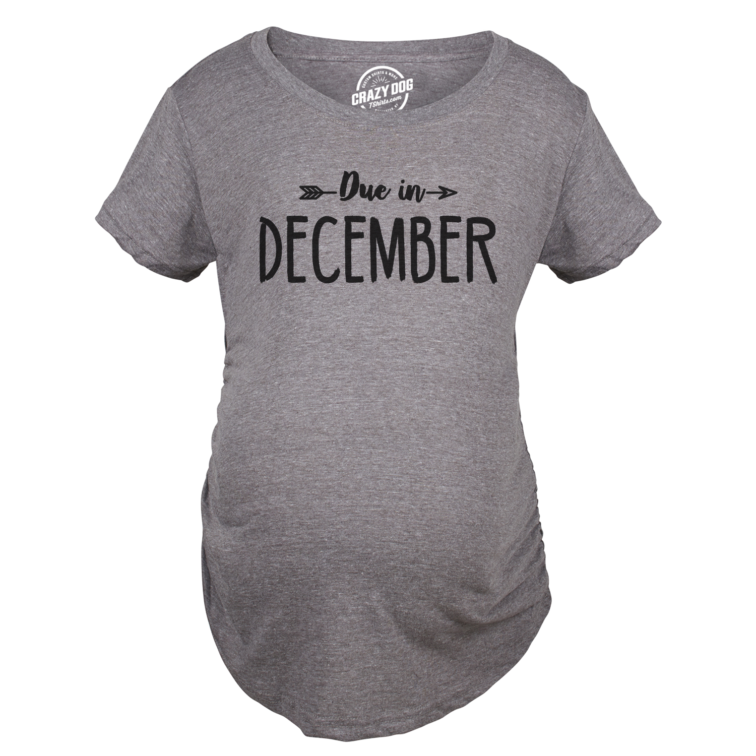 Camisetas divertidas de maternidad vencidas en enero Camisas embarazadas Anuncian mes de embarazo - Imagen 13 de 35