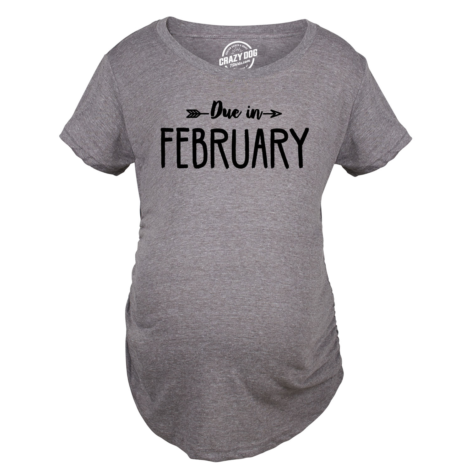 Camisetas divertidas de maternidad vencidas en enero Camisas embarazadas Anuncian mes de embarazo - Imagen 16 de 35