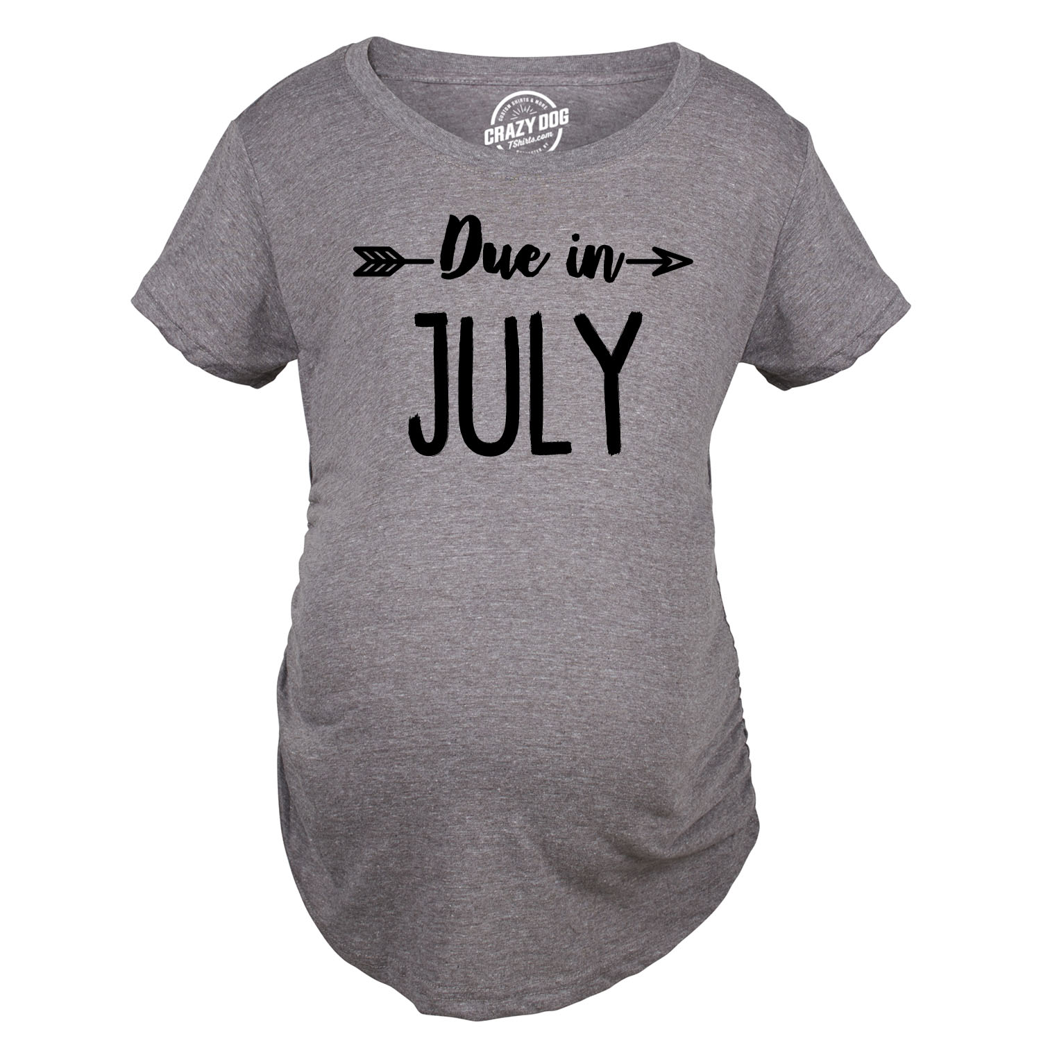 Camisetas divertidas de maternidad vencidas en enero Camisas embarazadas Anuncian mes de embarazo - Imagen 20 de 35