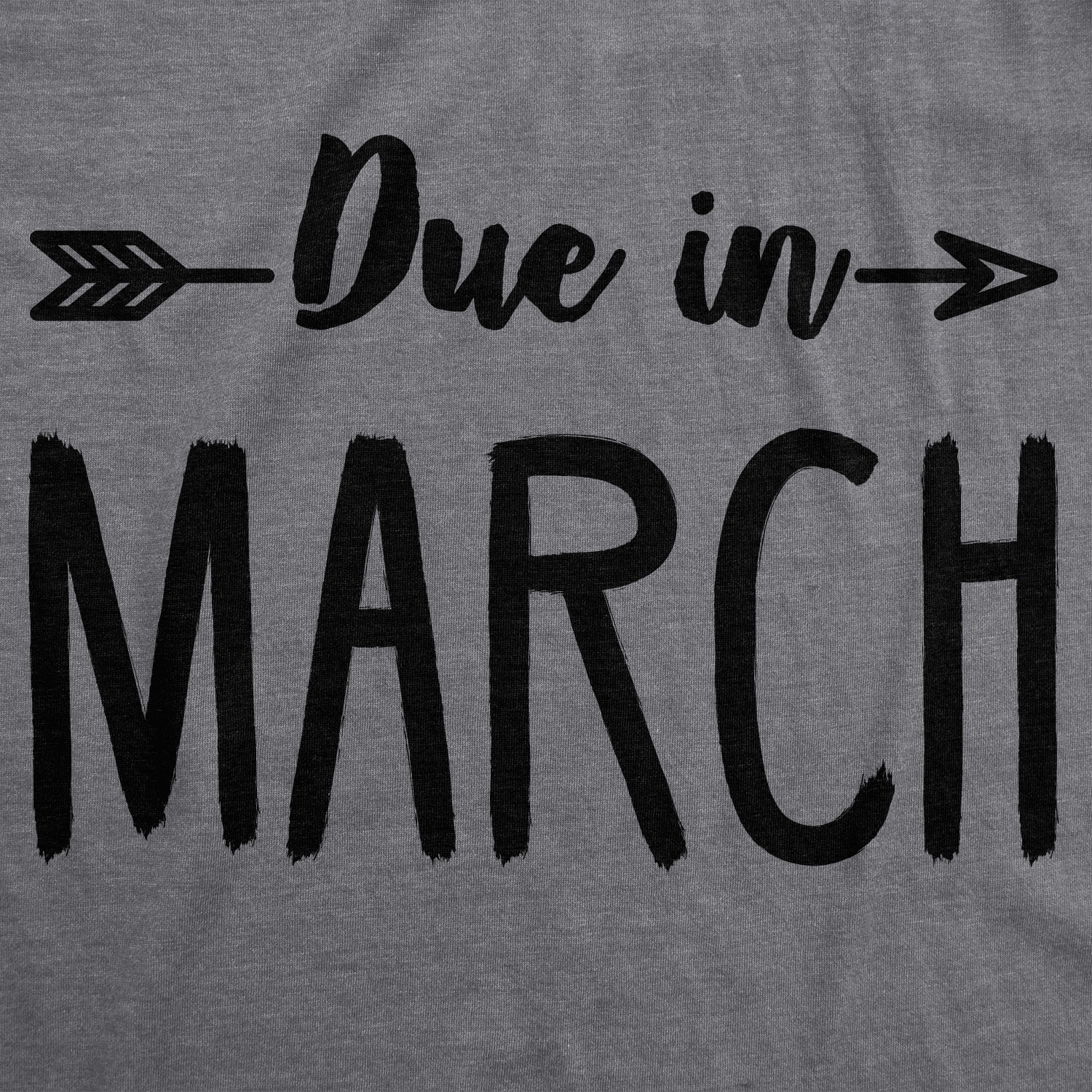 Camisetas divertidas de maternidad vencidas en enero Camisas embarazadas Anuncian mes de embarazo - Imagen 27 de 35