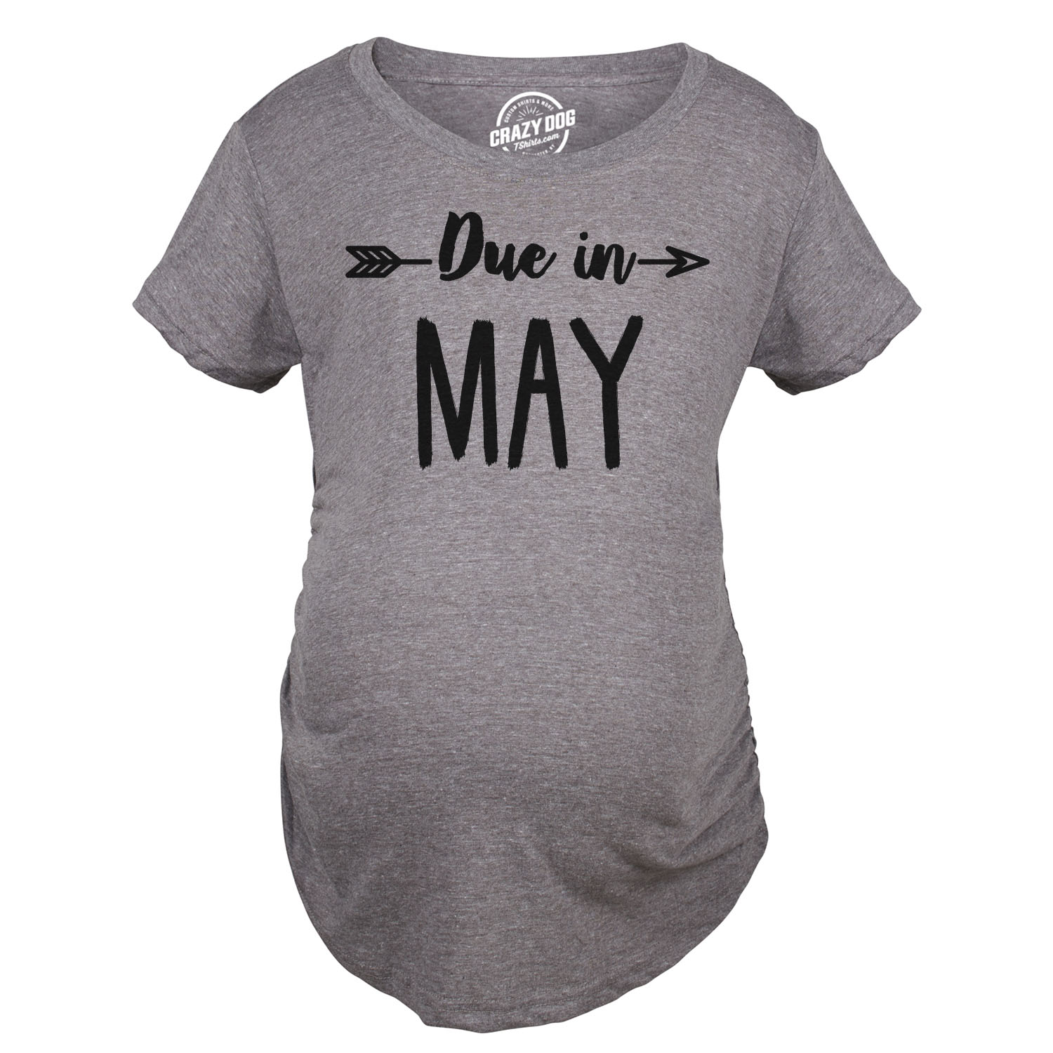 Camisetas divertidas de maternidad vencidas en enero Camisas embarazadas Anuncian mes de embarazo - Imagen 29 de 35