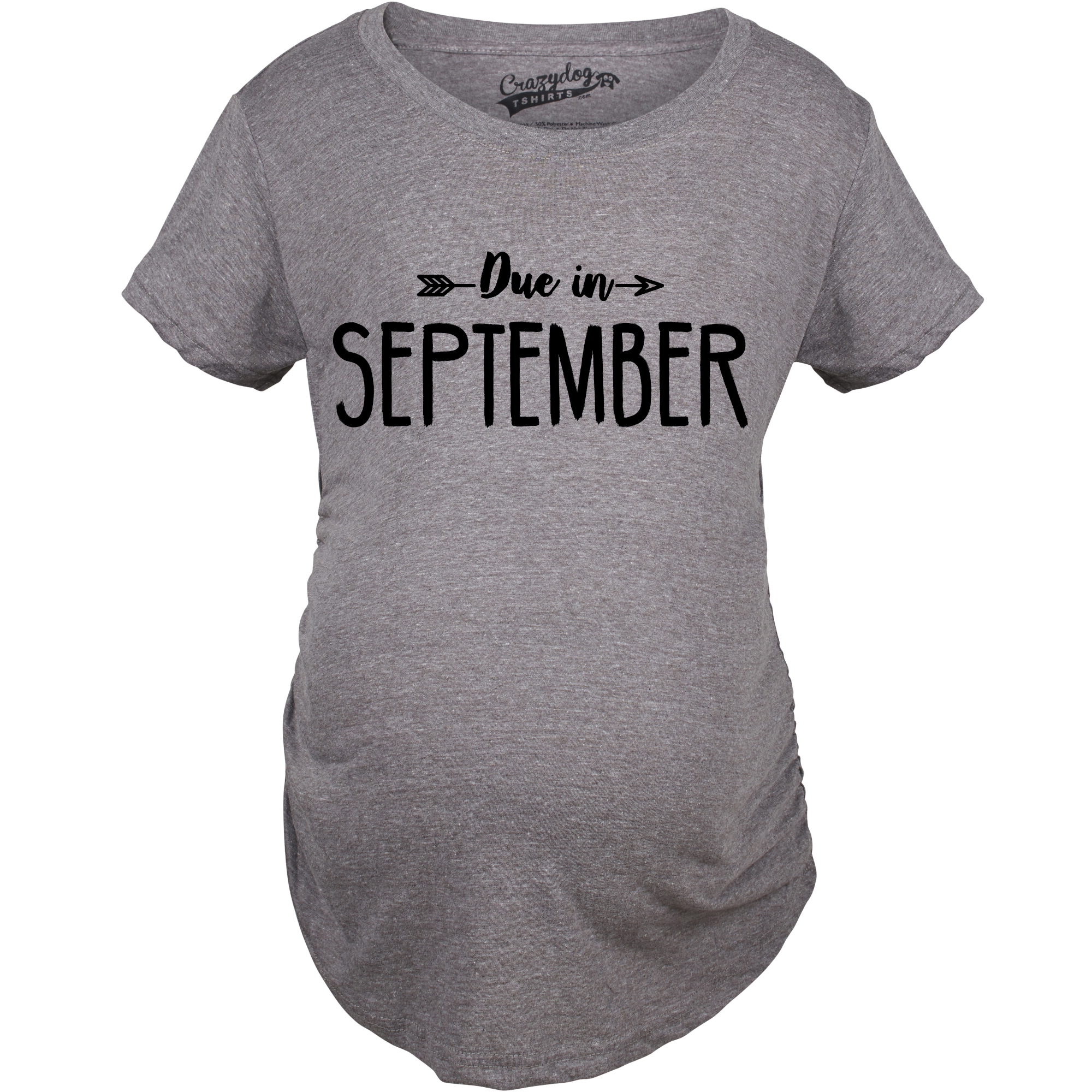 Camisetas divertidas de maternidad vencidas en enero Camisas embarazadas Anuncian mes de embarazo - Imagen 35 de 35