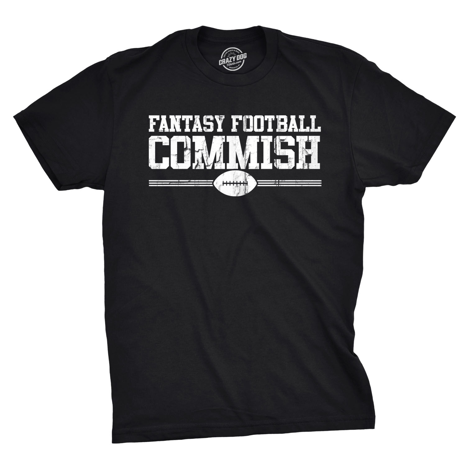 Mens Fantasy Football Commish T Shirt 