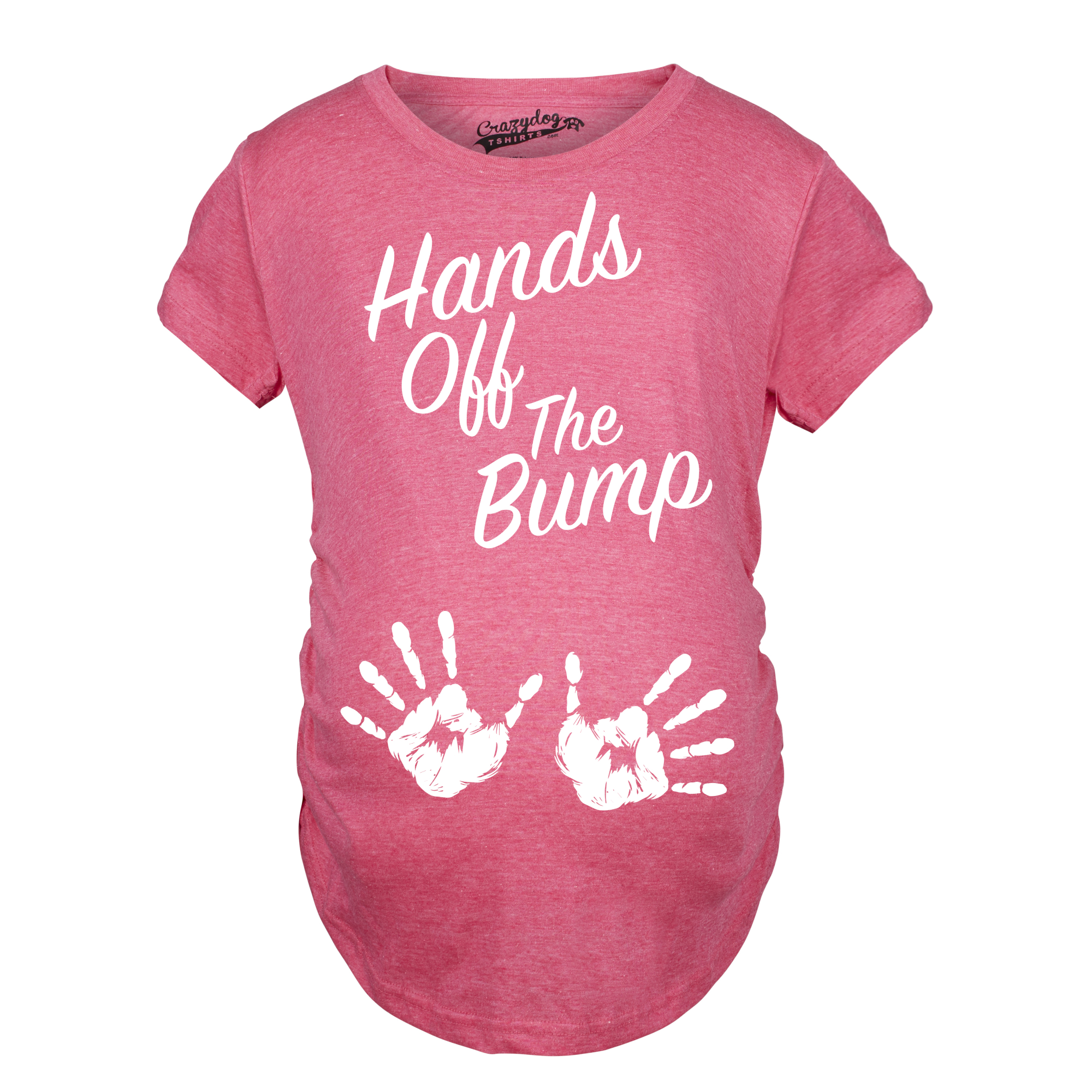 Linda camisa de embarazo con manos fuera de la protuberancia de maternidad divertida anuncio de regalo para embarazadas - Imagen 9 de 10