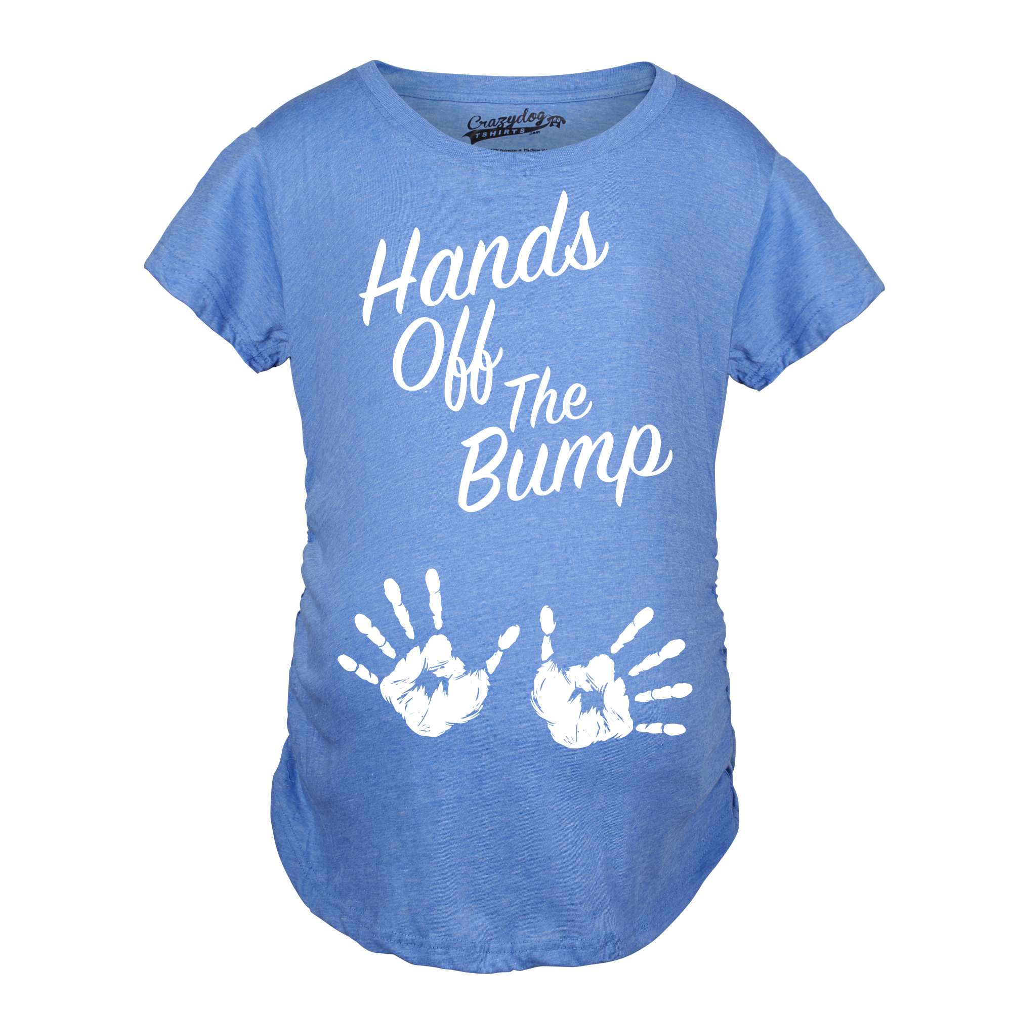 Linda camisa de embarazo con manos fuera de la protuberancia de maternidad divertida anuncio de regalo para embarazadas - Imagen 7 de 10