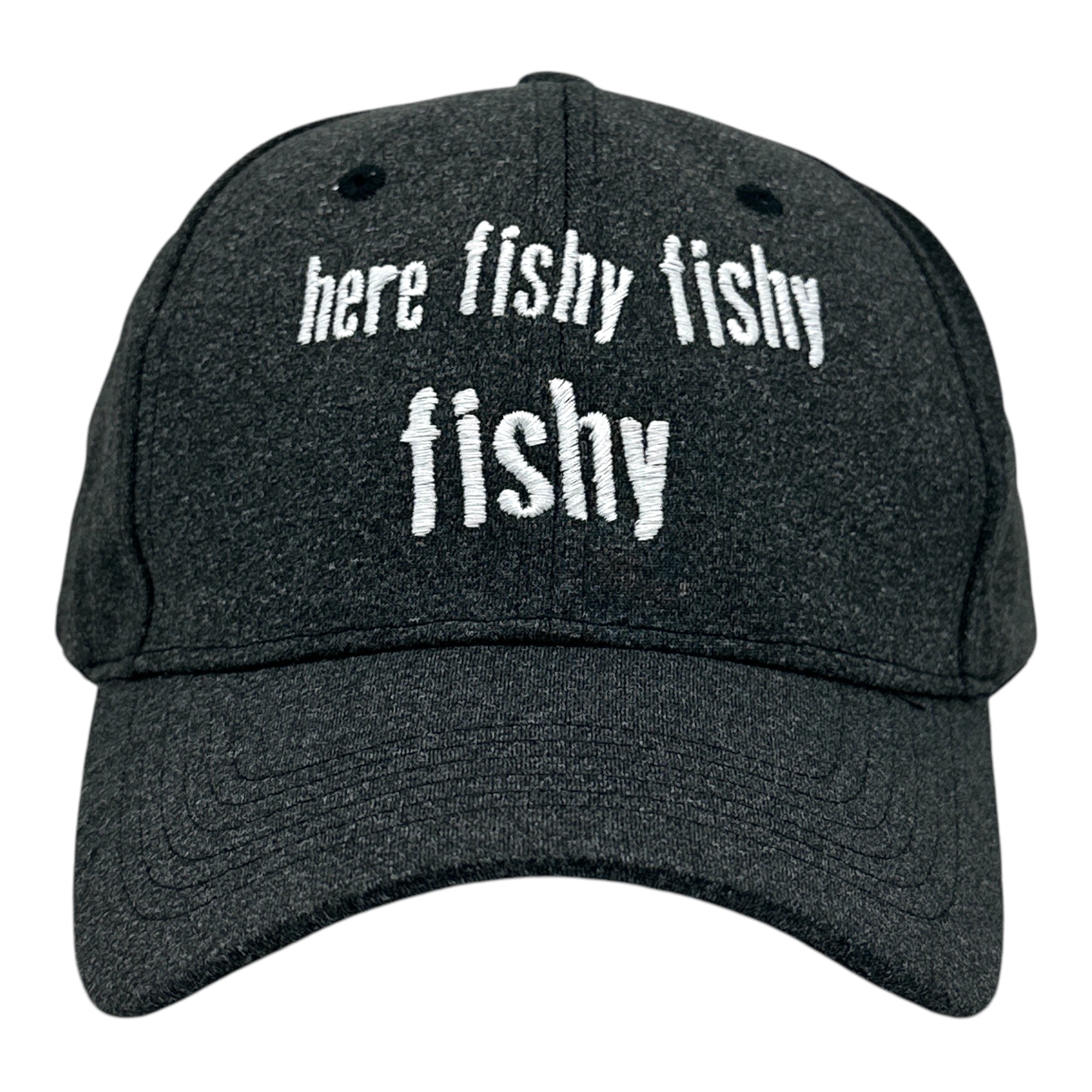 Gorra Here Fishy Fishy Fishy Hat divertida para amantes de la pesca al aire libre - Imagen 10 de 30
